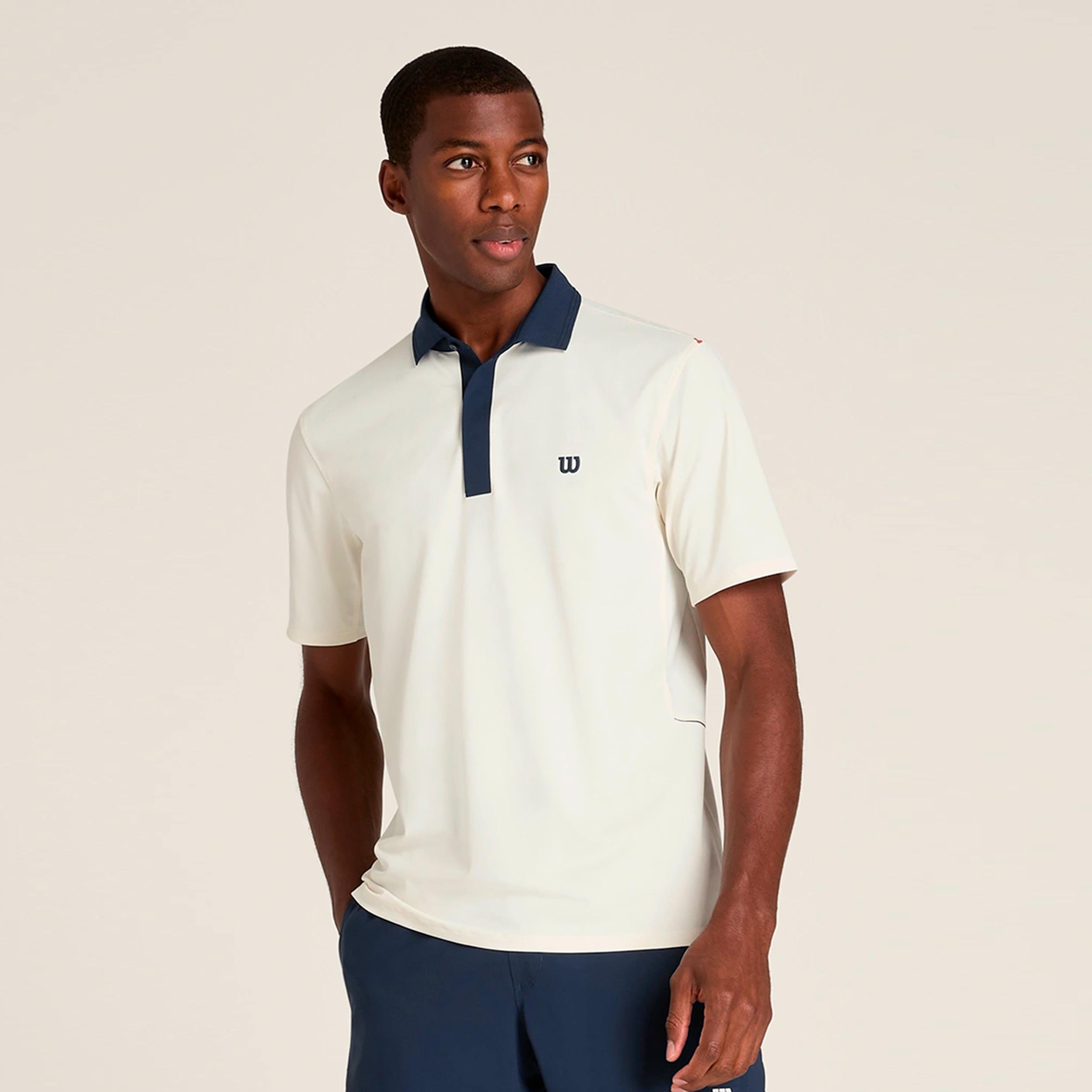 Wilson Challengers Technical Polo Heren - beige