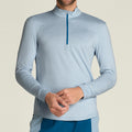 Everyday Performance Half-Zip Longsleeve Heren-blaugrau