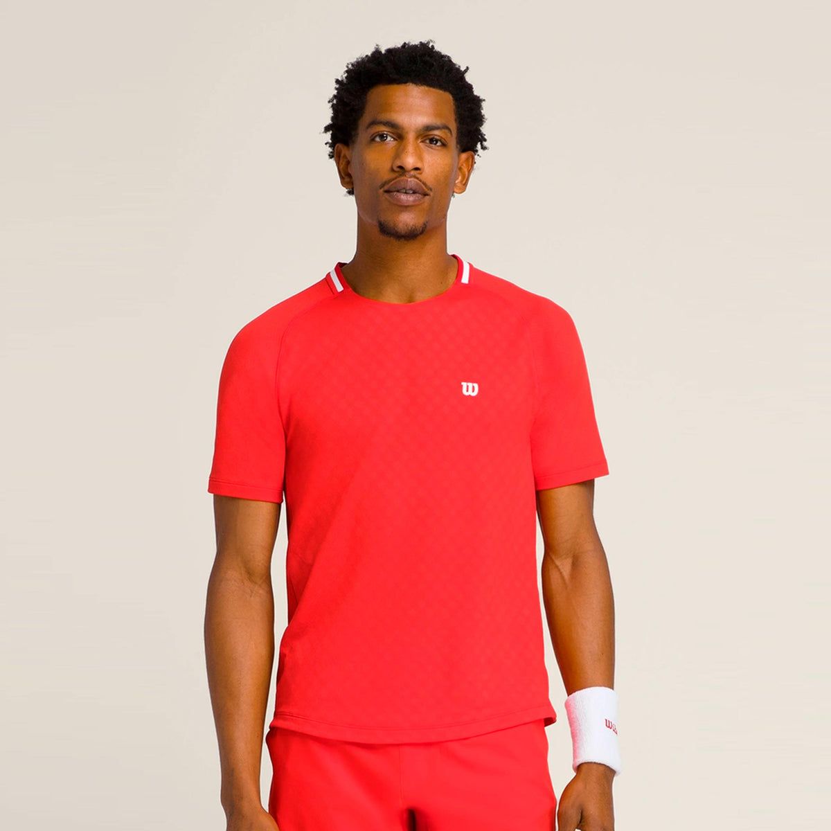 Wilson Serve Out T-shirt Heren-rood