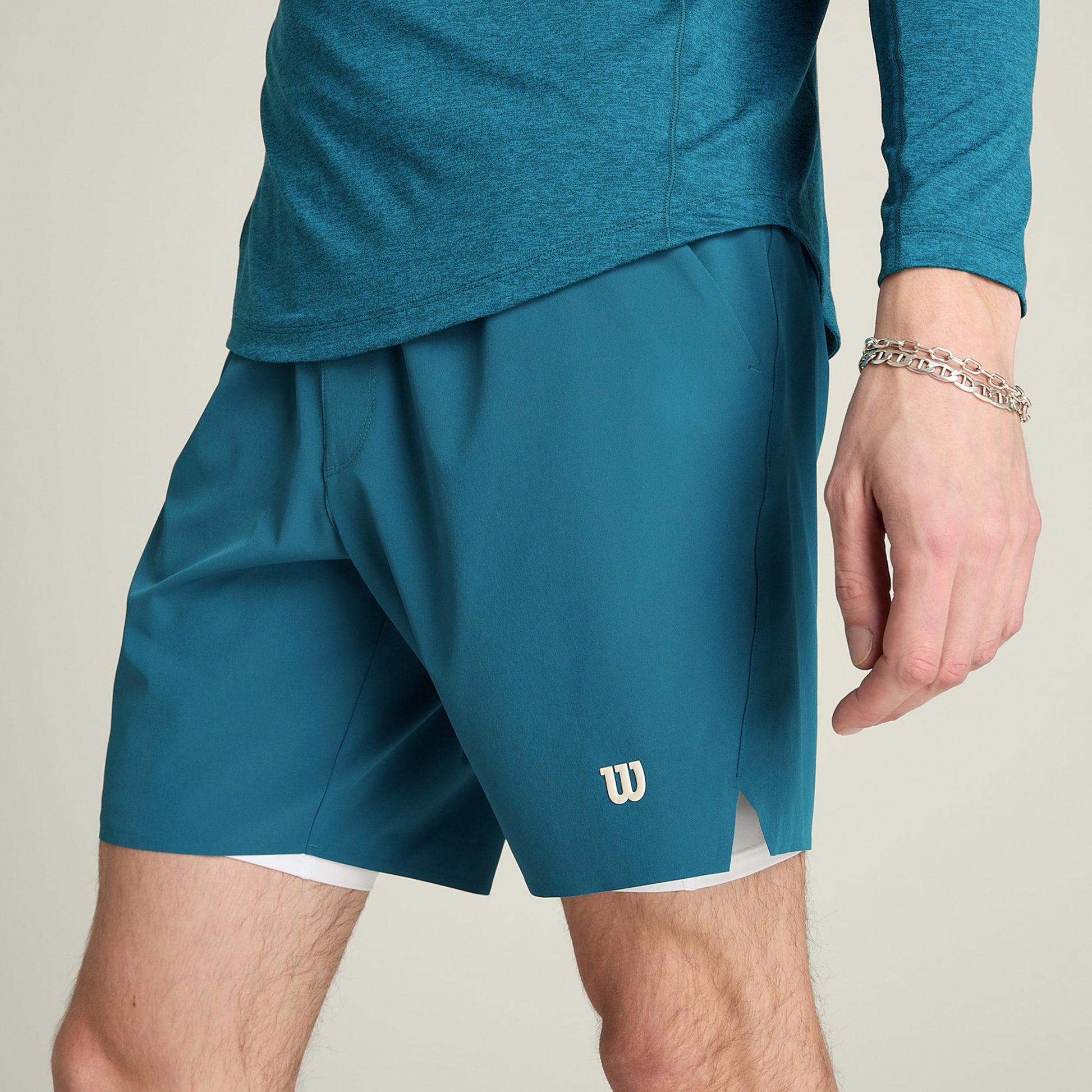 Wilson Tournament 7in Shorts Heren-blauw