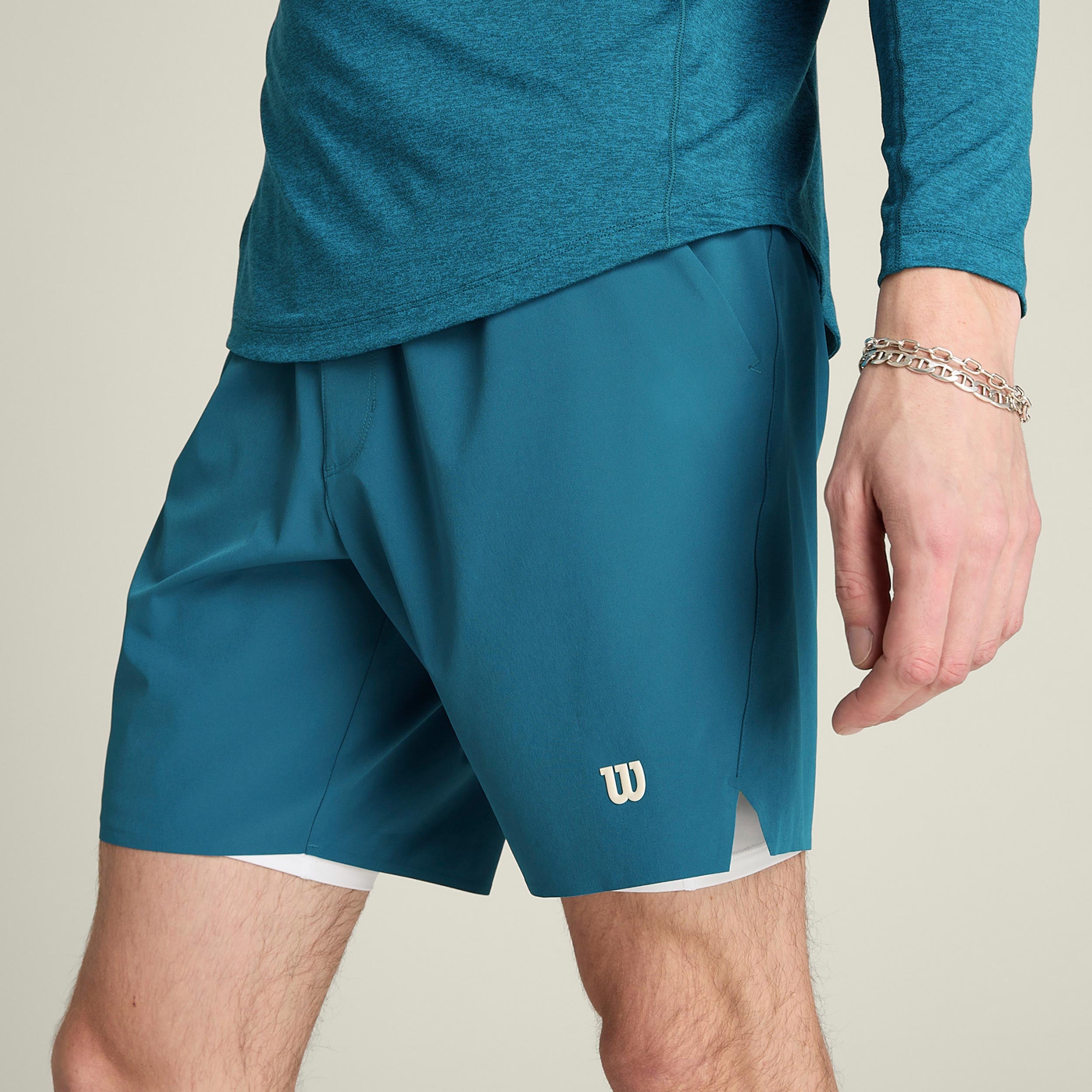 Wilson Tournament 7in Shorts Heren-blauw
