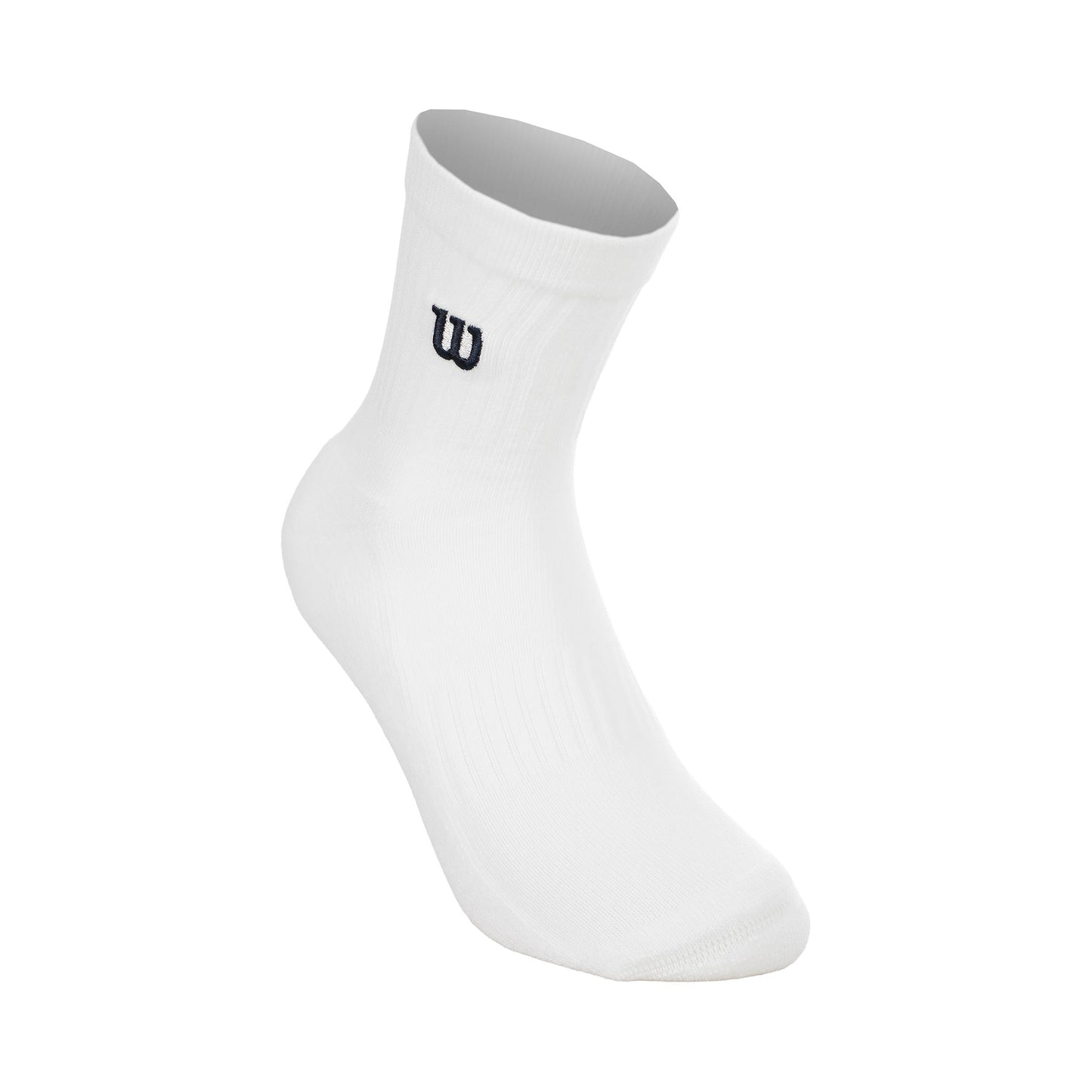 Wilson Quarter Tennissokken Unisex-wit, donkerblauw
