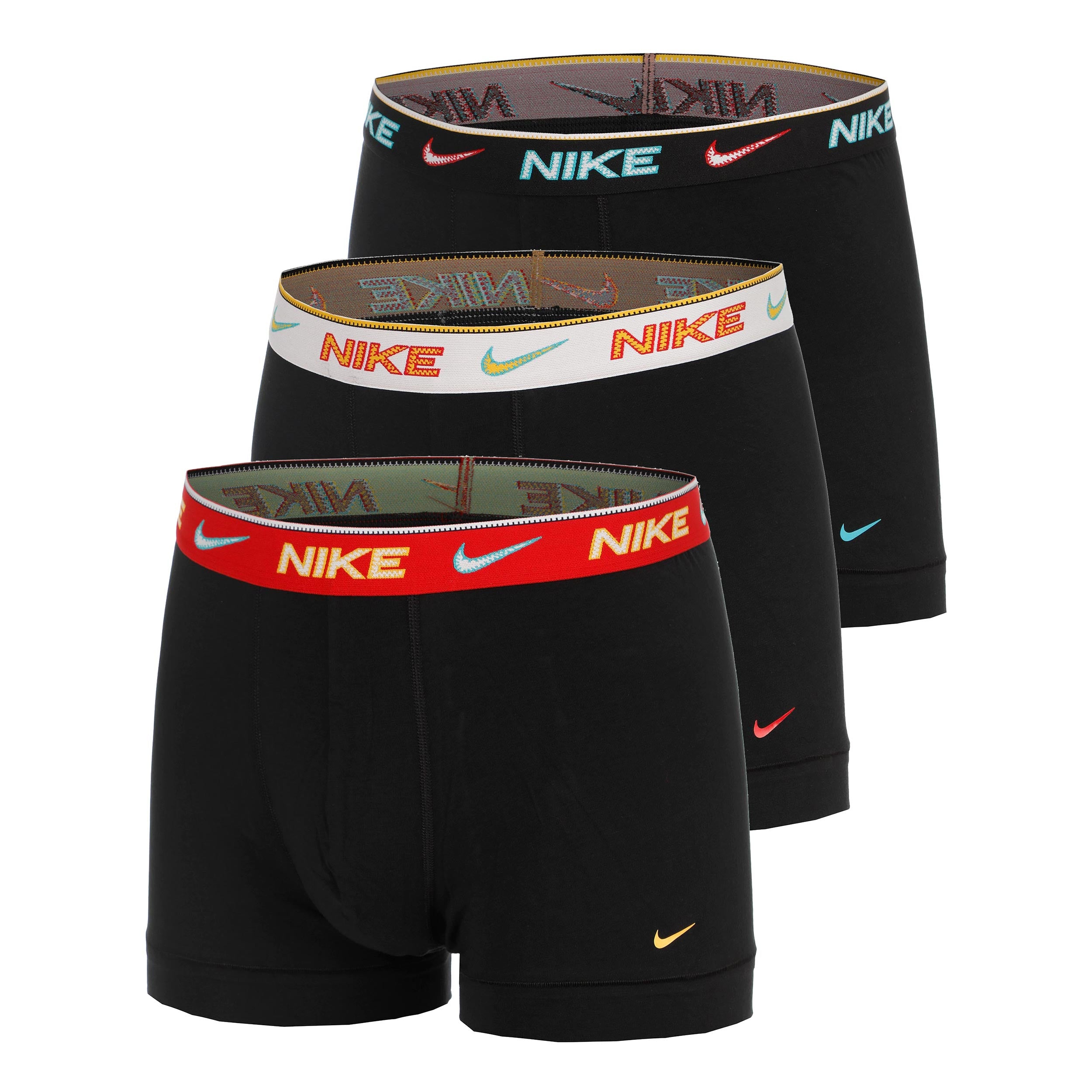 Nike Essential Cotton Stretch Trunk Boxershort Verpakking 3 stuks Heren - grijs