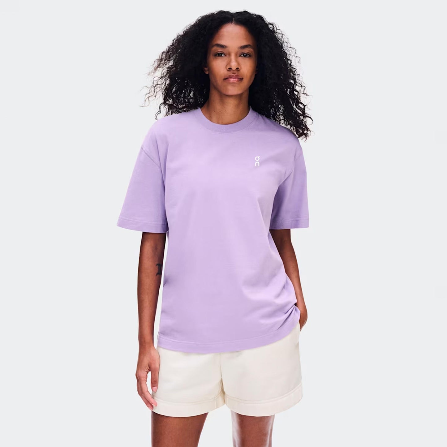 On Club Fade T-shirt Dames - mauve