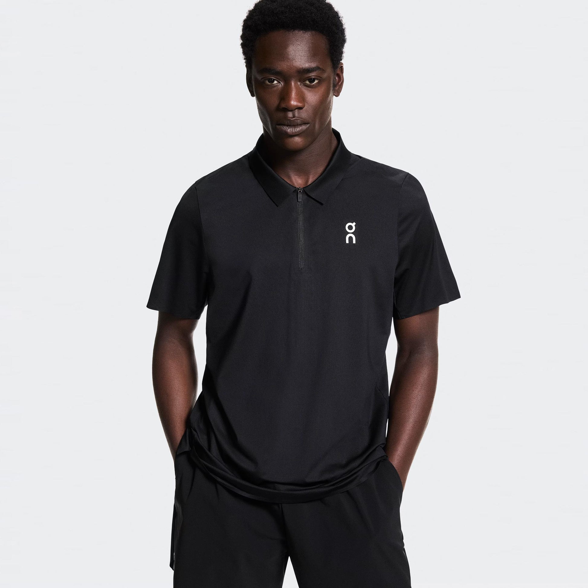 On Court Polo Heren - zwart