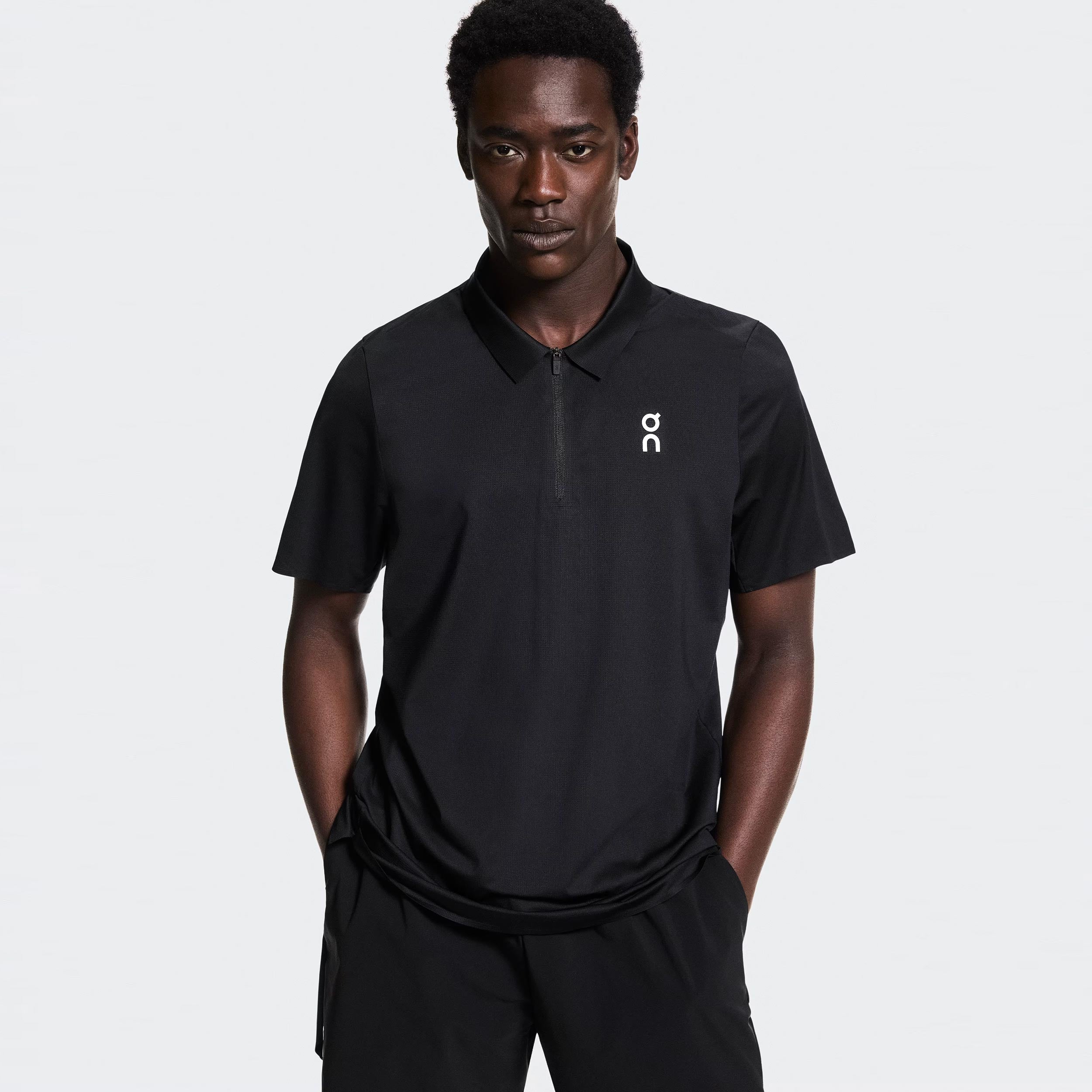 On Court Polo Heren - zwart