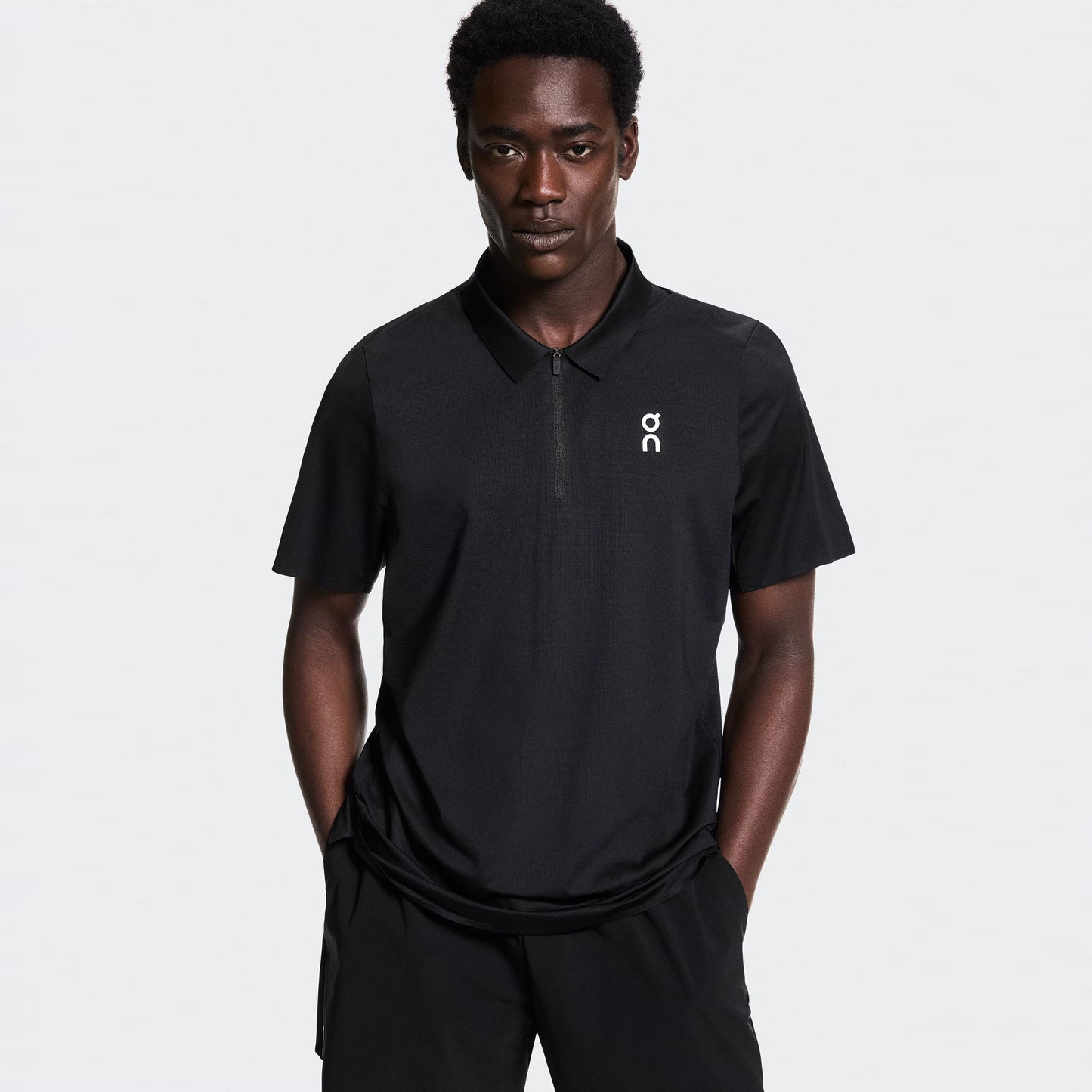 On Court Polo Heren - zwart