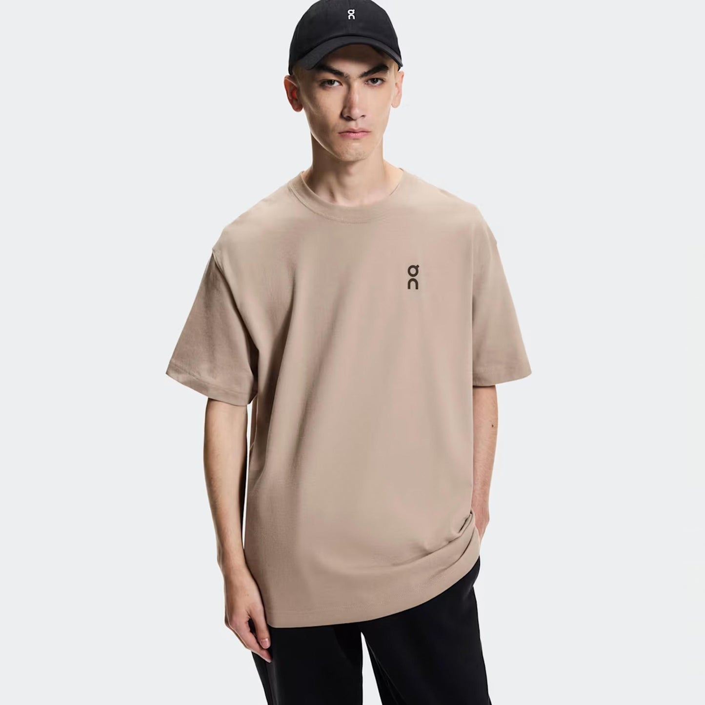 On Club- T-shirt Heren - beige