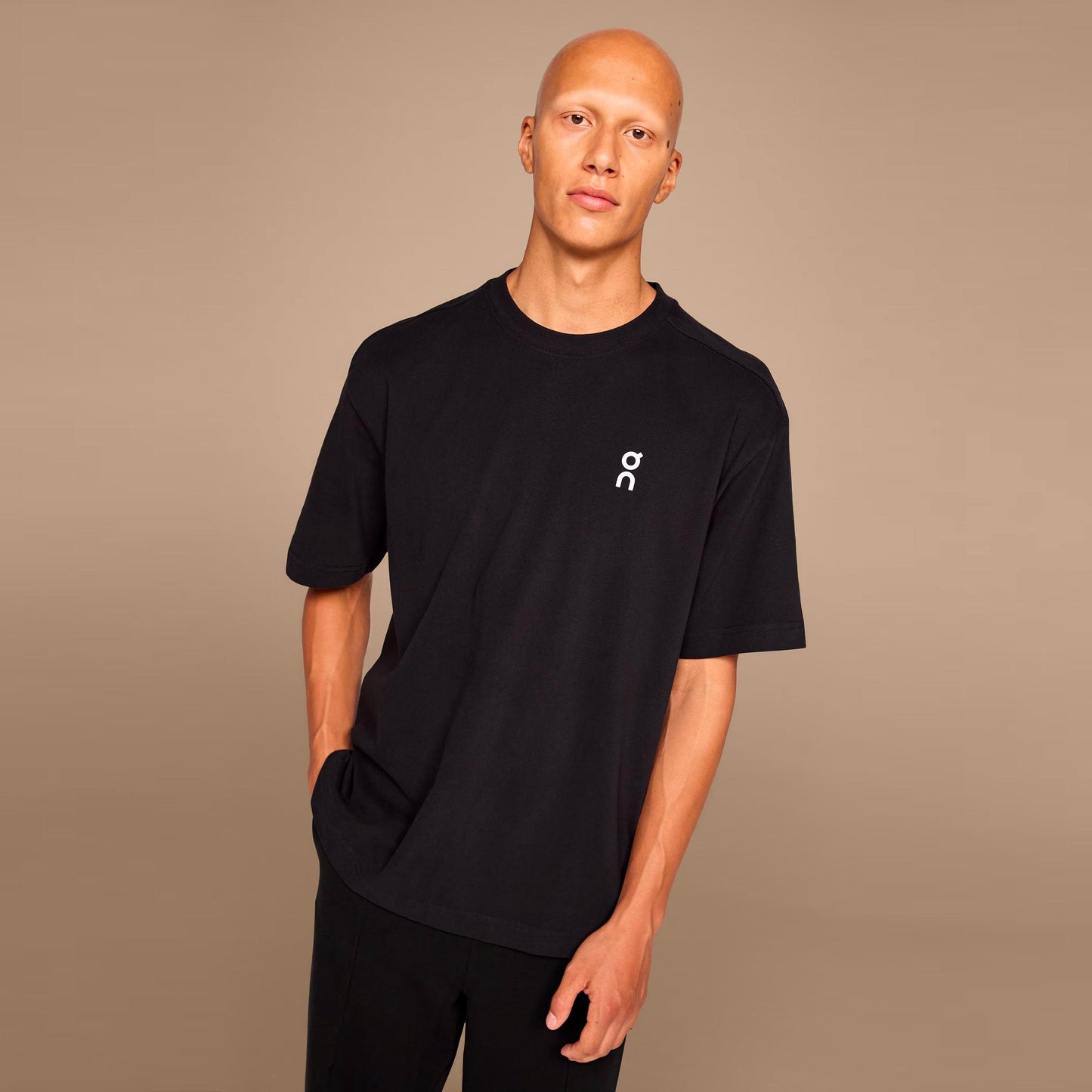 On Club- T-shirt Heren - zwart