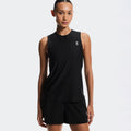 Court Tanktop Dames - zwart