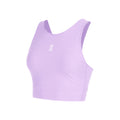 Court Crop Tanktop Dames - mauve