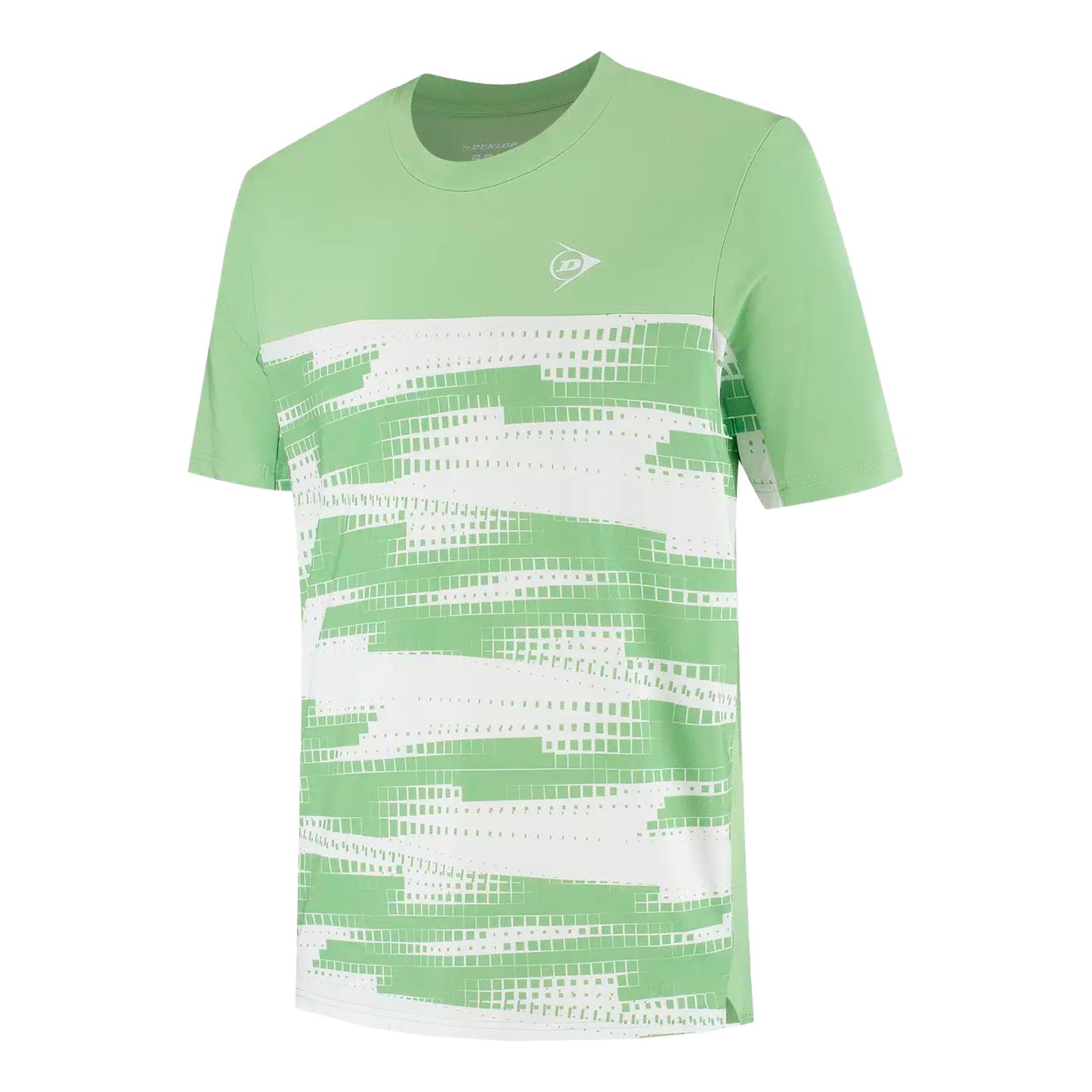 Dunlop Game T-shirt Heren-lichtgroen, wit