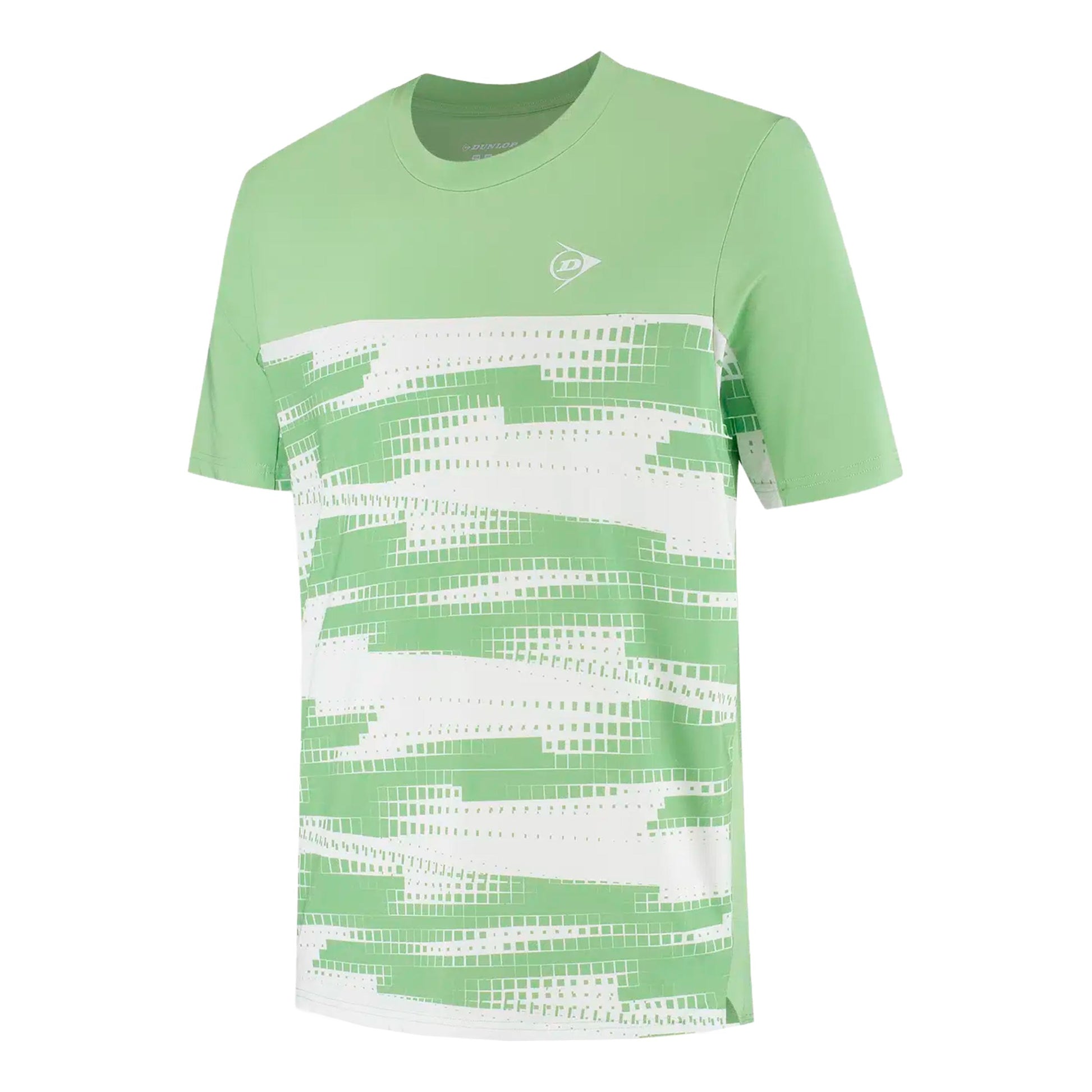 Dunlop Game T-shirt Heren-lichtgroen, wit