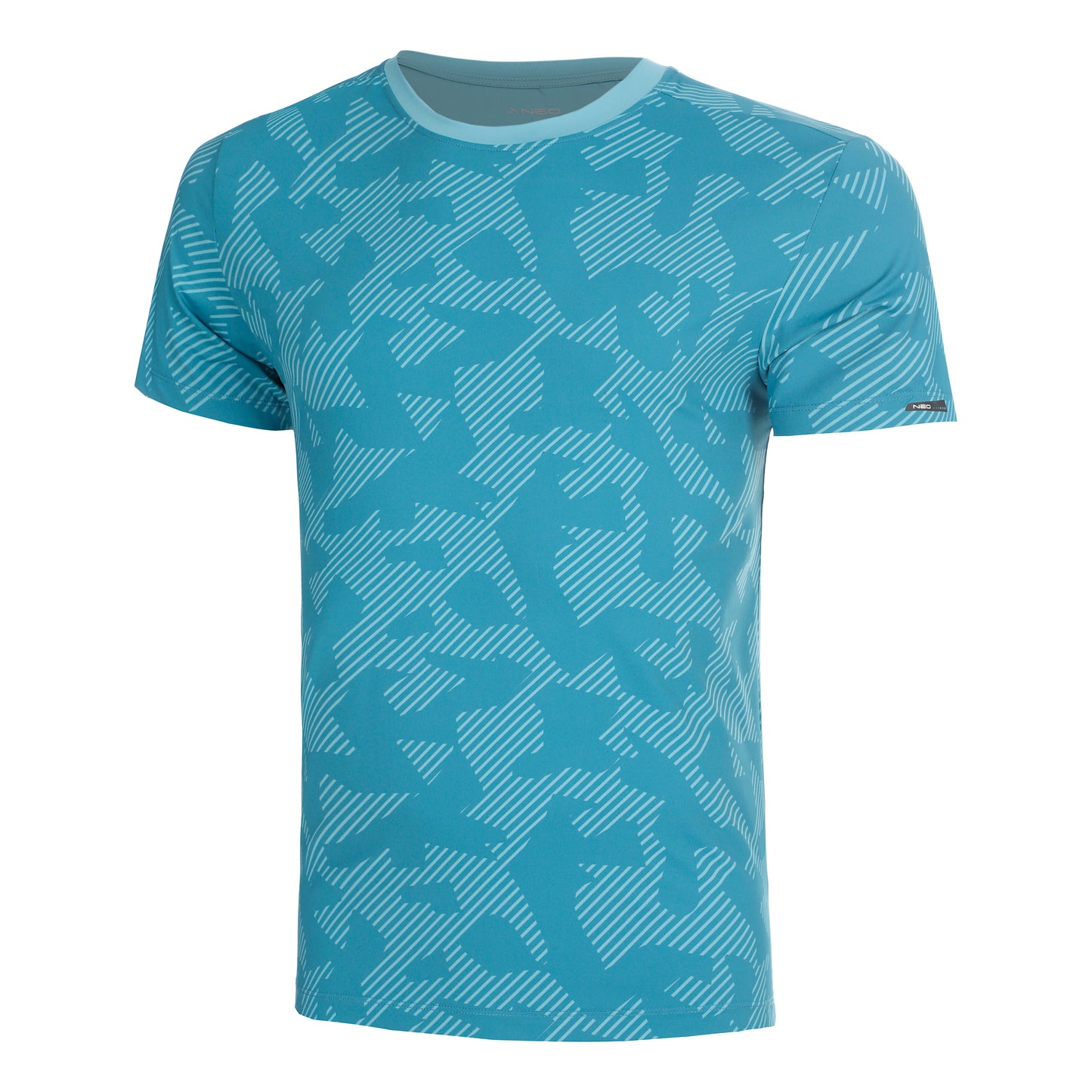 NEO Feel the Vybe AOP Hardloopshirt Heren-turkoois