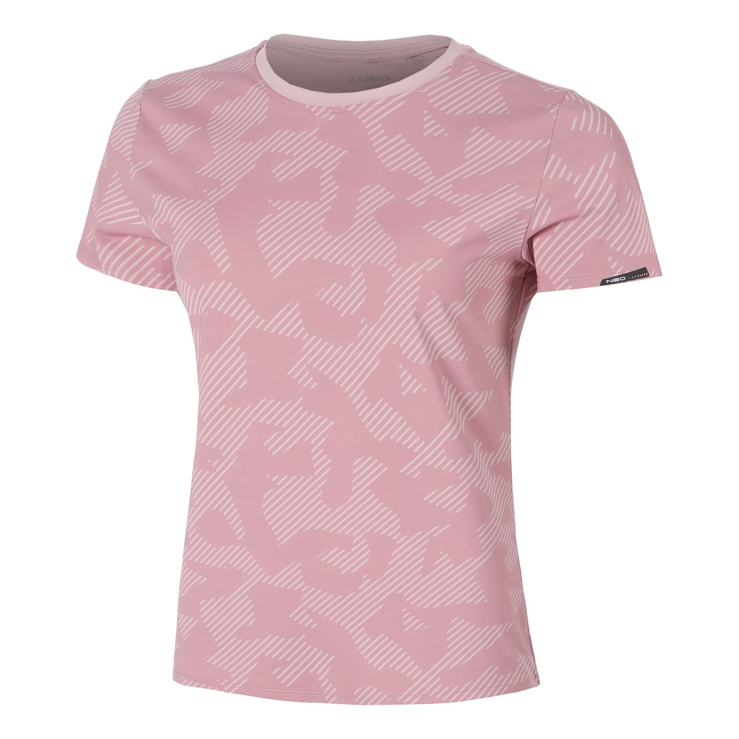 NEO Feel the Vybe AOP Hardloopshirt Dames-mauve