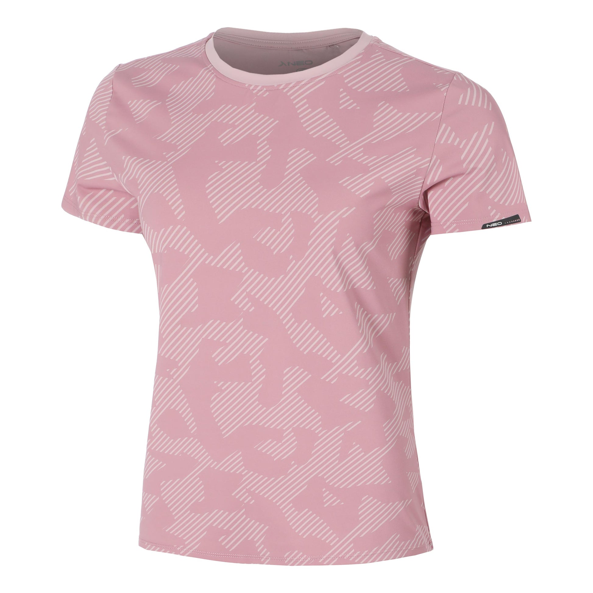 NEO Feel the Vybe AOP Hardloopshirt Dames-mauve