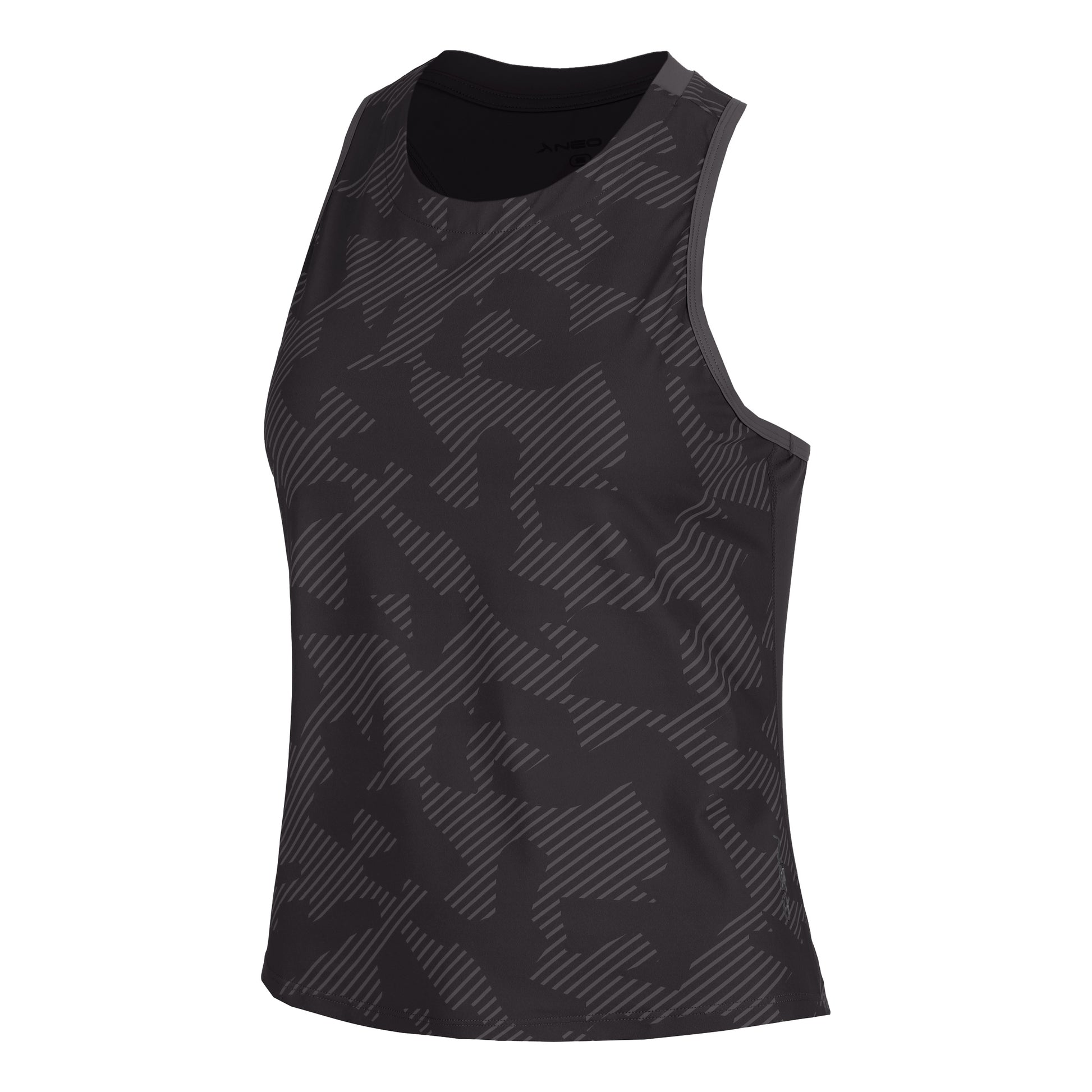 NEO Feel the Vybe AOP Hardloopshirt Dames-zwart