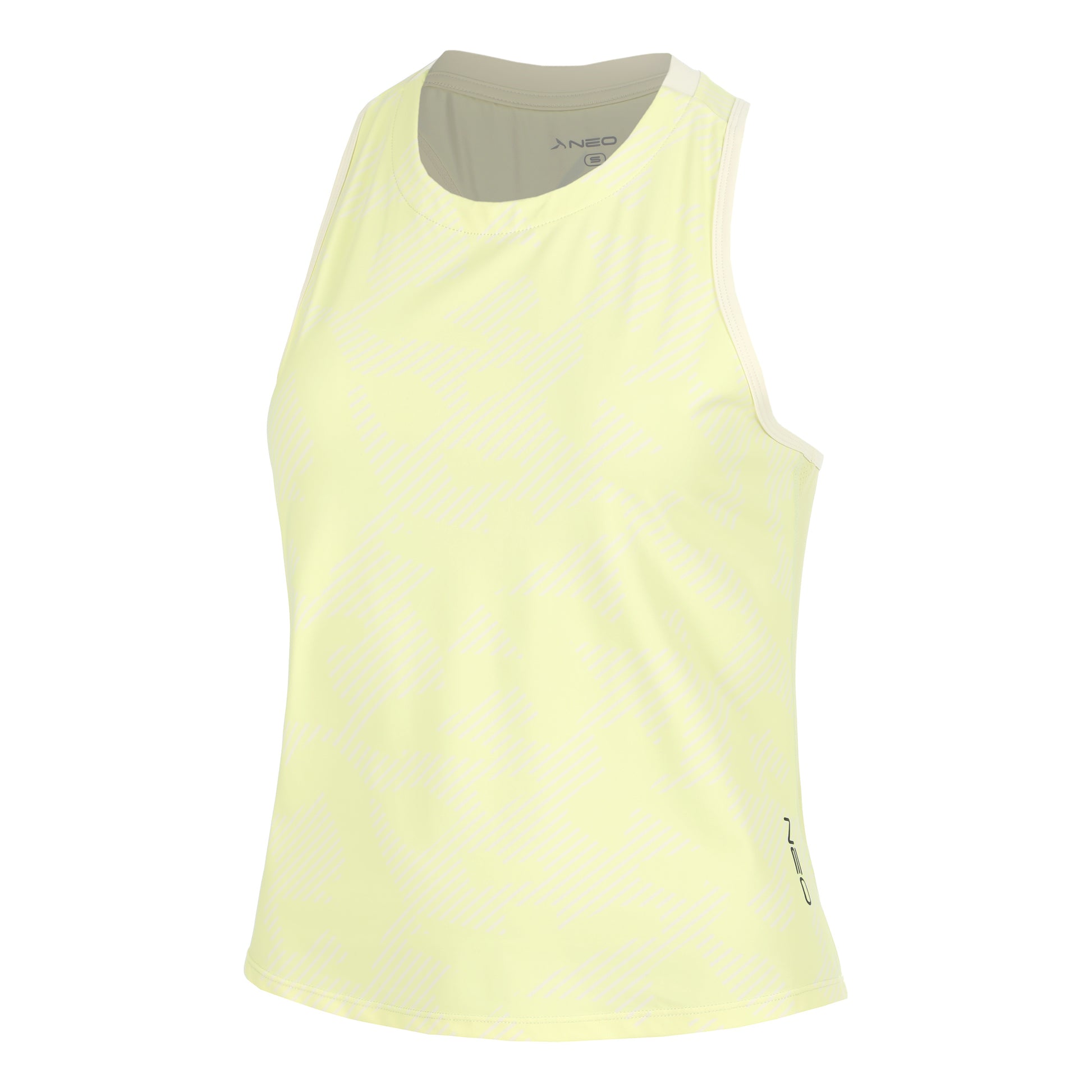 NEO Feel the Vybe AOP Hardloopshirt Dames-limoen