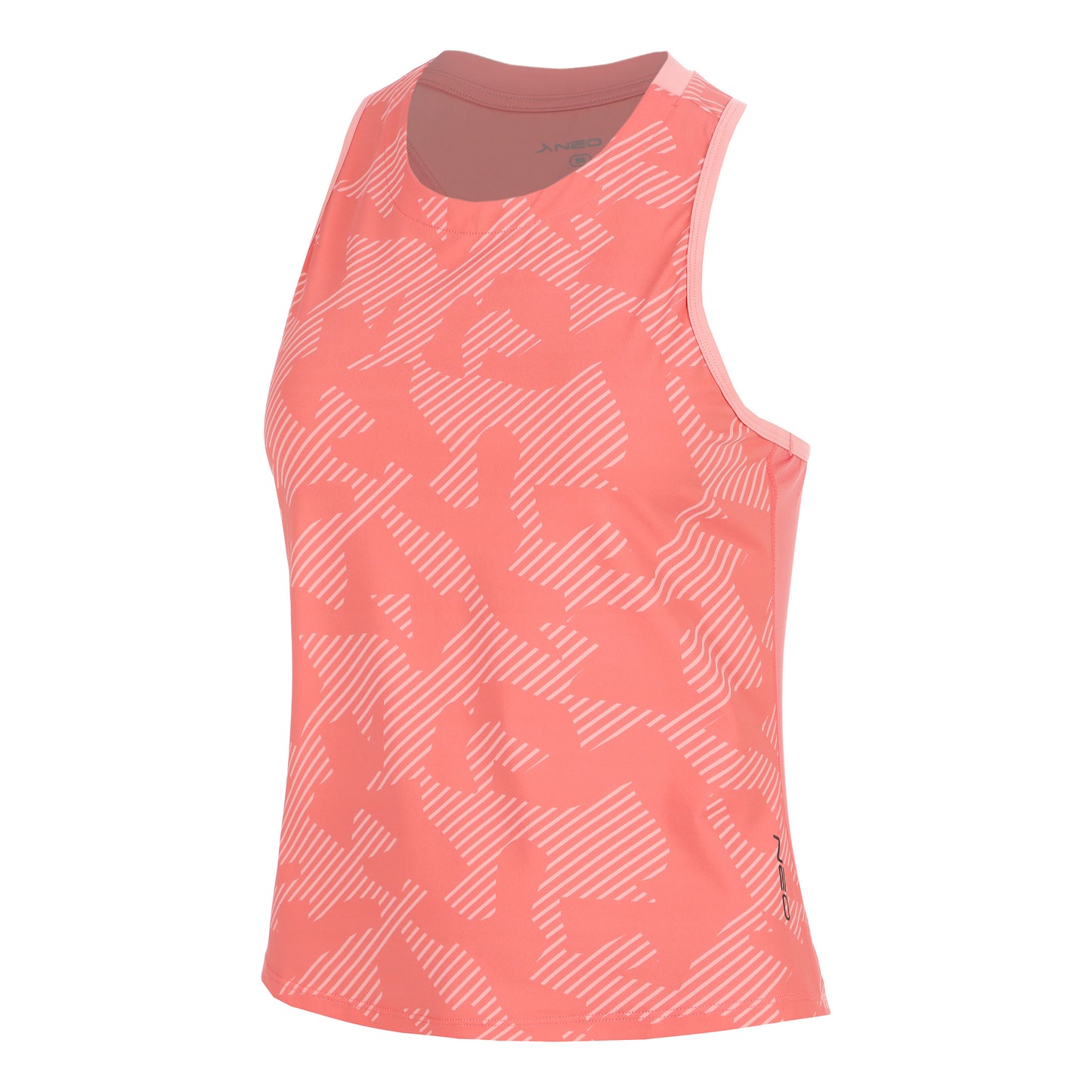 NEO Feel the Vybe AOP Hardloopshirt Dames-koraal