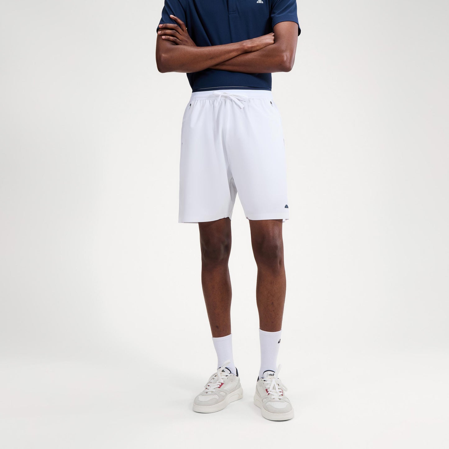 Ellesse Zimpatia Shorts Heren - wit, donkerblauw