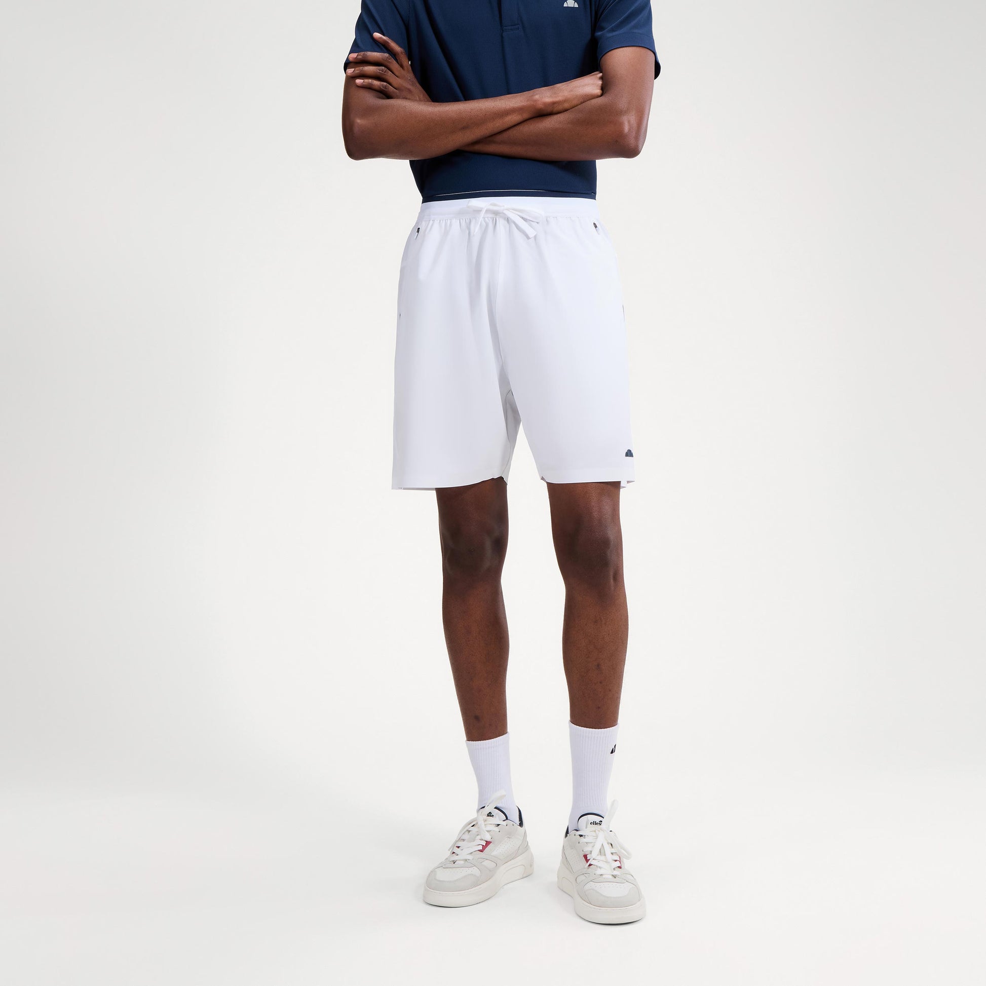 Ellesse Zimpatia Shorts Heren - wit, donkerblauw