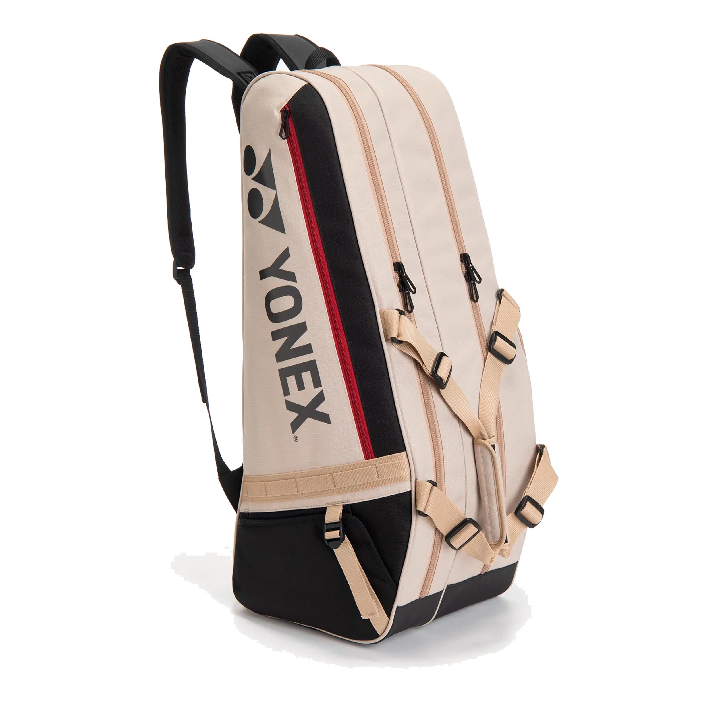 Yonex Gearlogic Raquet Bag Rackettas -beige, zwart