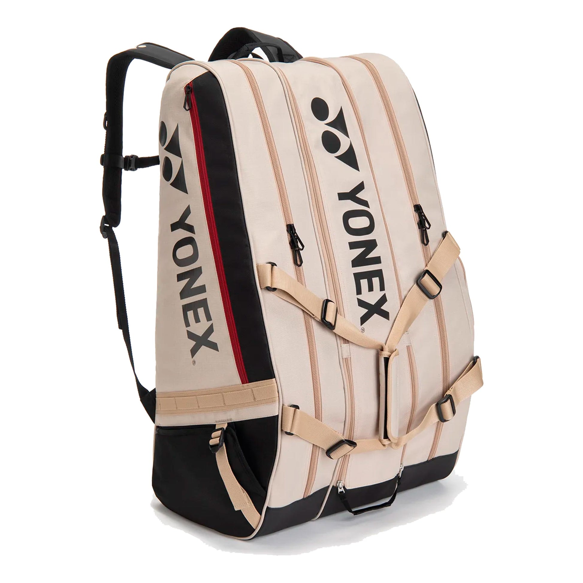 Yonex Gearlogic Raquet Bag Rackettas -beige, zwart