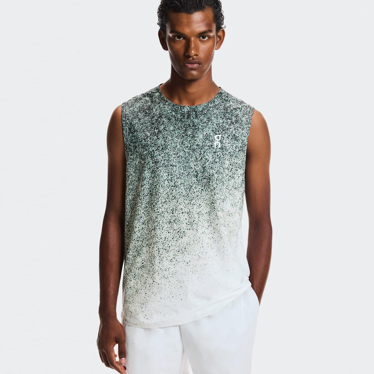 On Court Fade Tanktop Heren - groen, wit