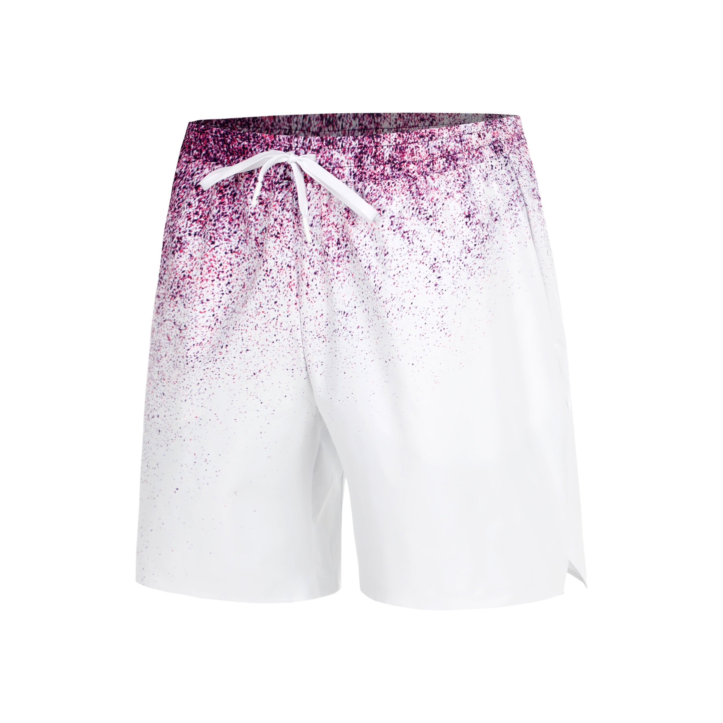 On 7" Court Fade Shorts Heren - lila, wit