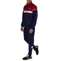 Scorpione Trainingspak Heren - donkerblauw, donkerrood