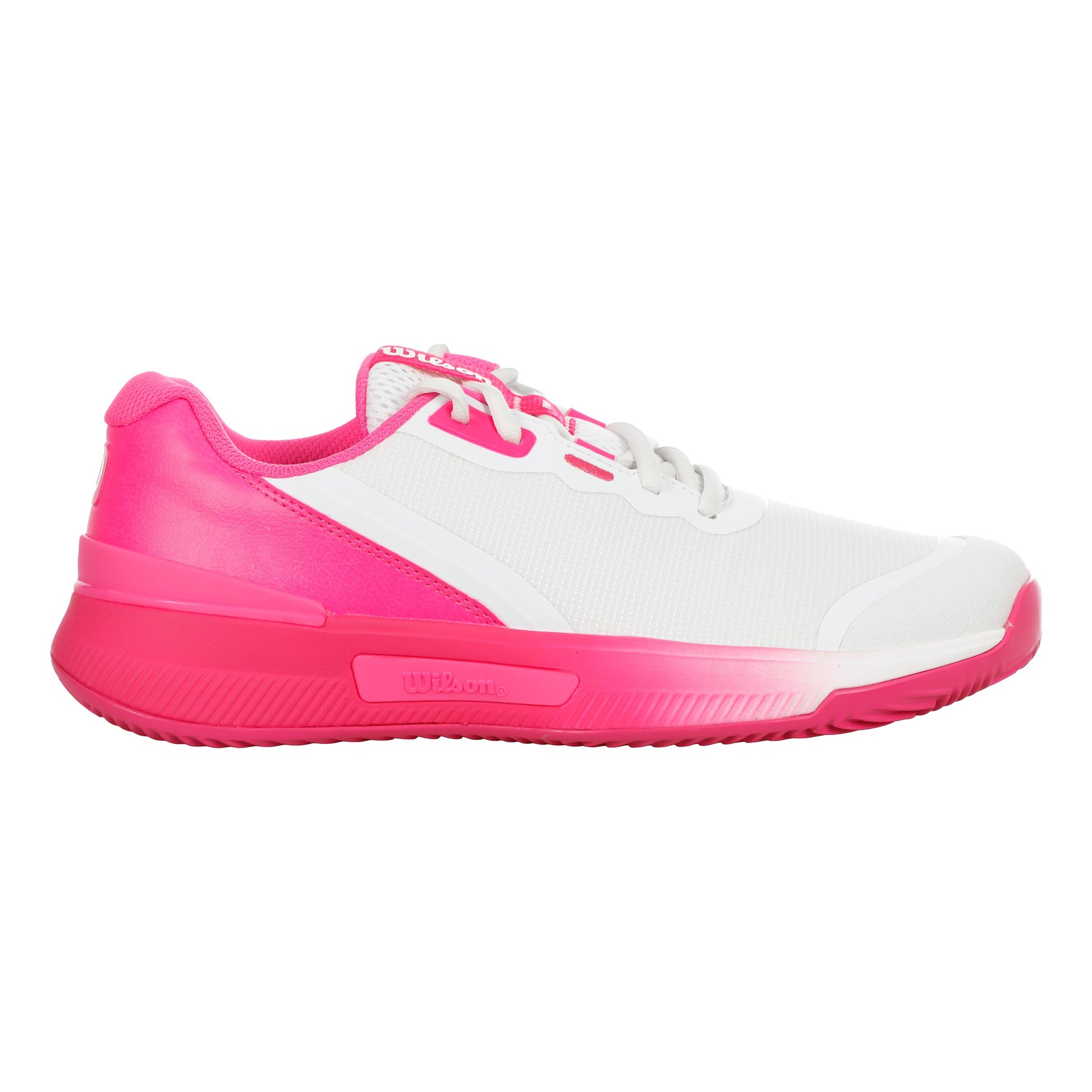 Wilson Intrigue Pro Clay Gravelschoen Dames-wit, pink