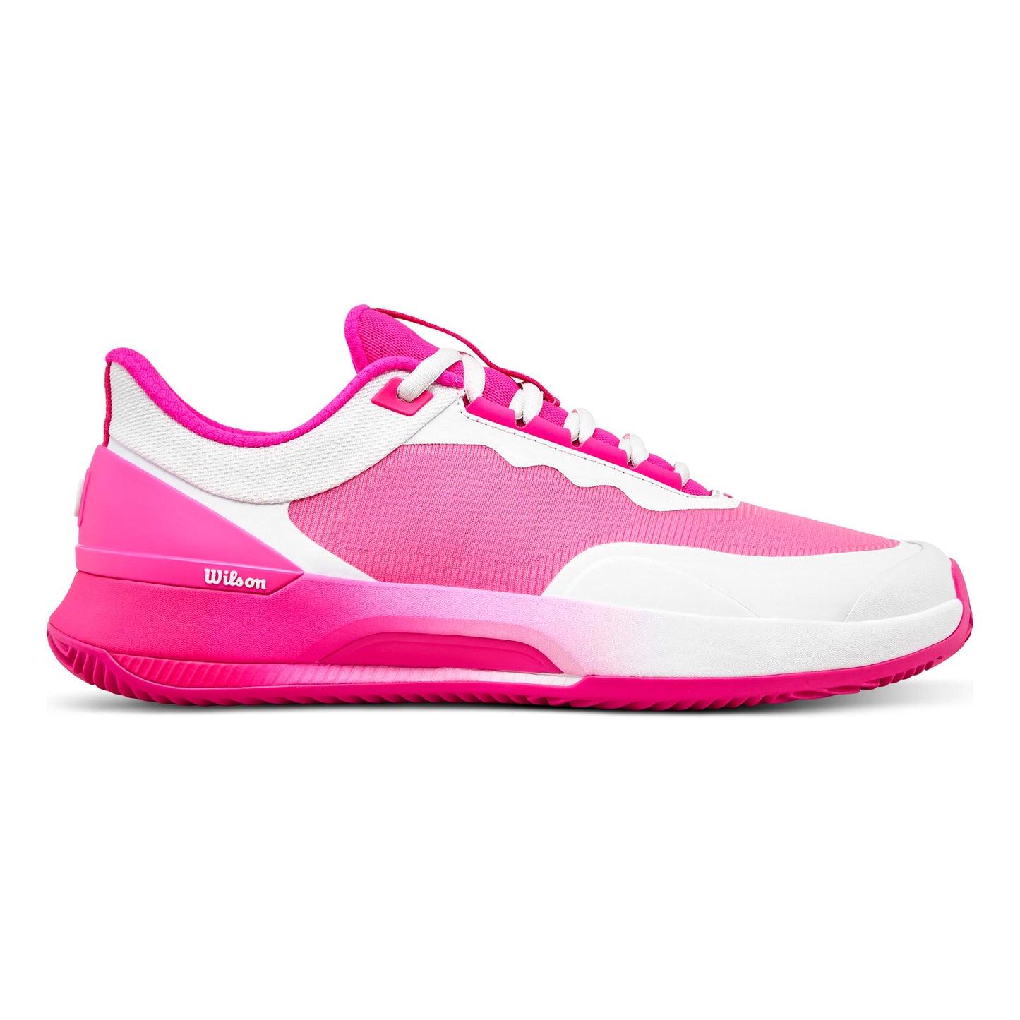 Wilson Intrigue Tour Clay Gravelschoen Dames-wit, pink