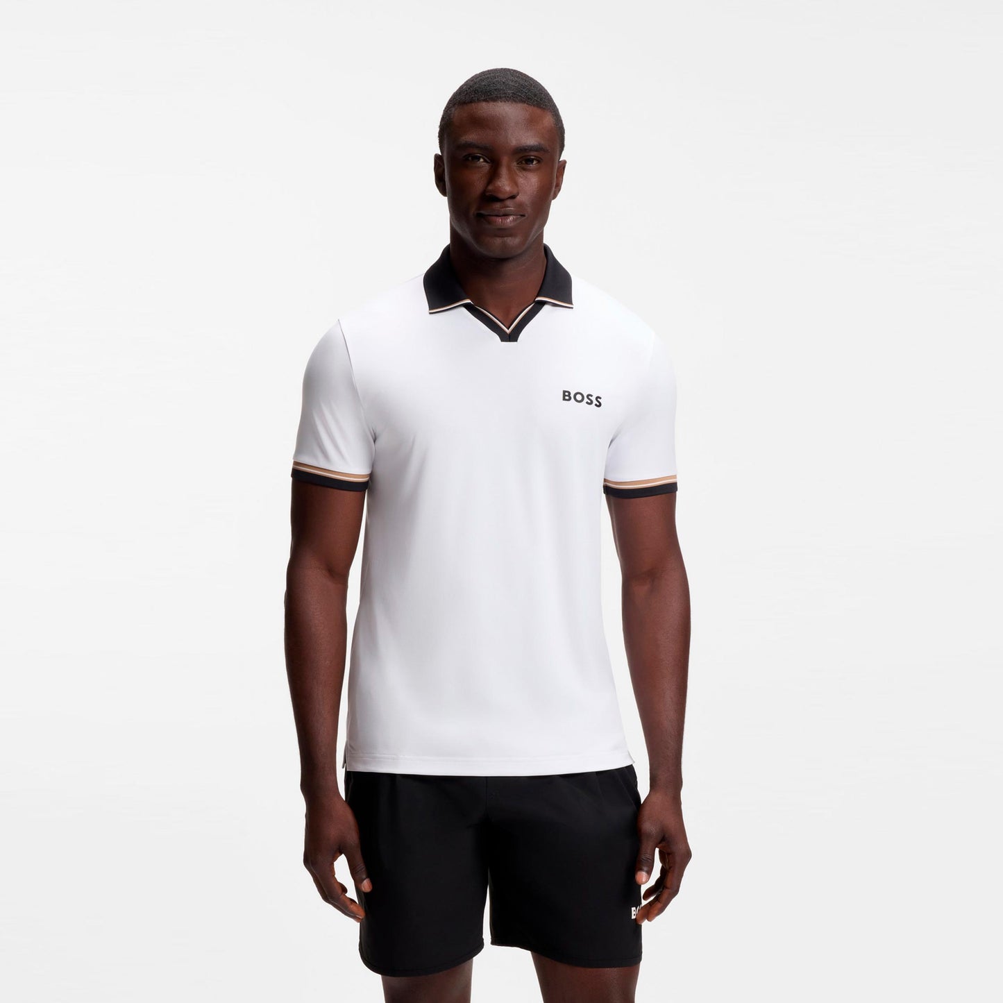 BOSS Serve 2 Polo Heren-wit