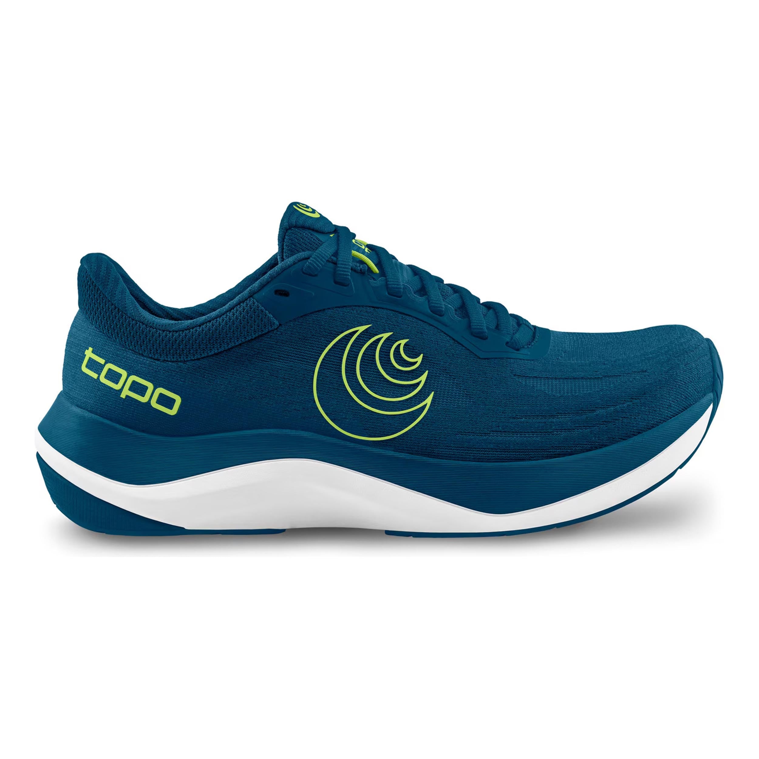 TOPO ATHLETIC Ultrafly 6 Stabiliteitsschoen Heren - donkerblauw, limoen