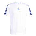 3Stripes T-shirt Heren - wit, blauw
