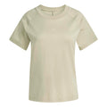 Regular T-shirt Dames - beige