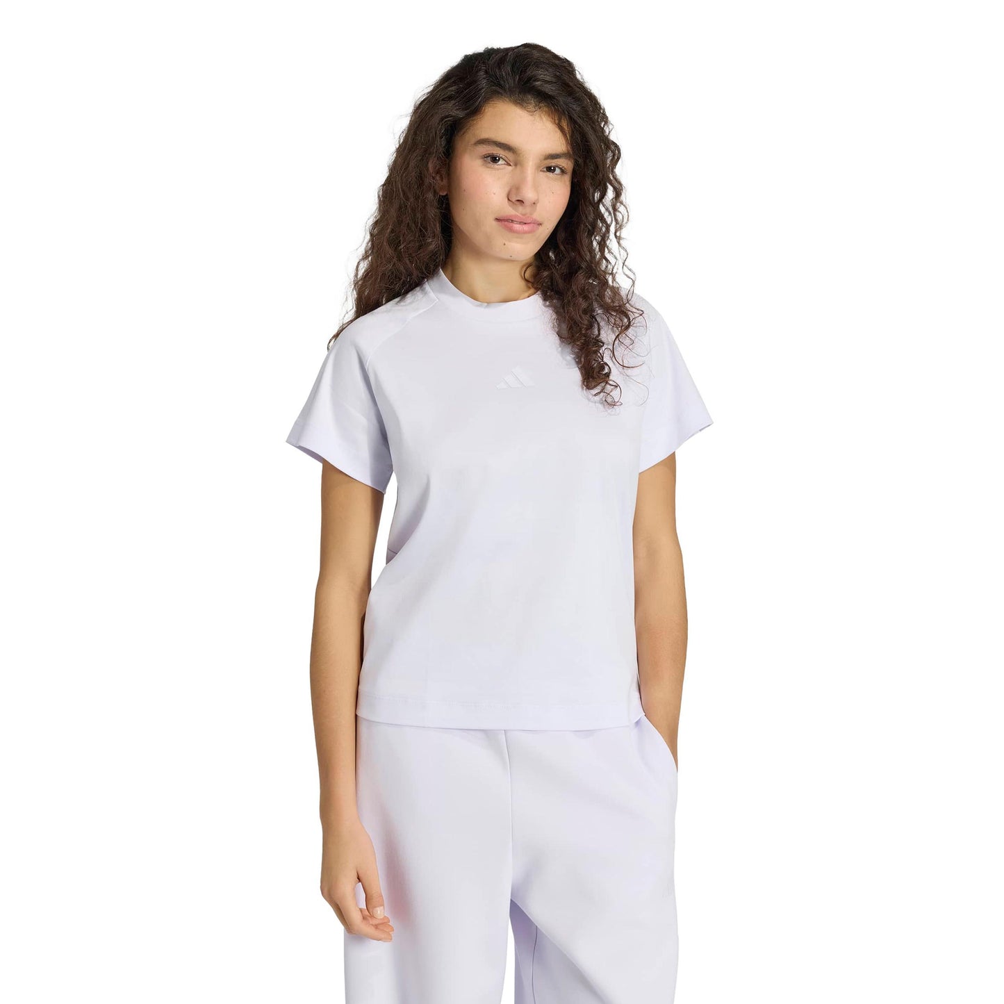 adidas Regular T-shirt Dames - mauve