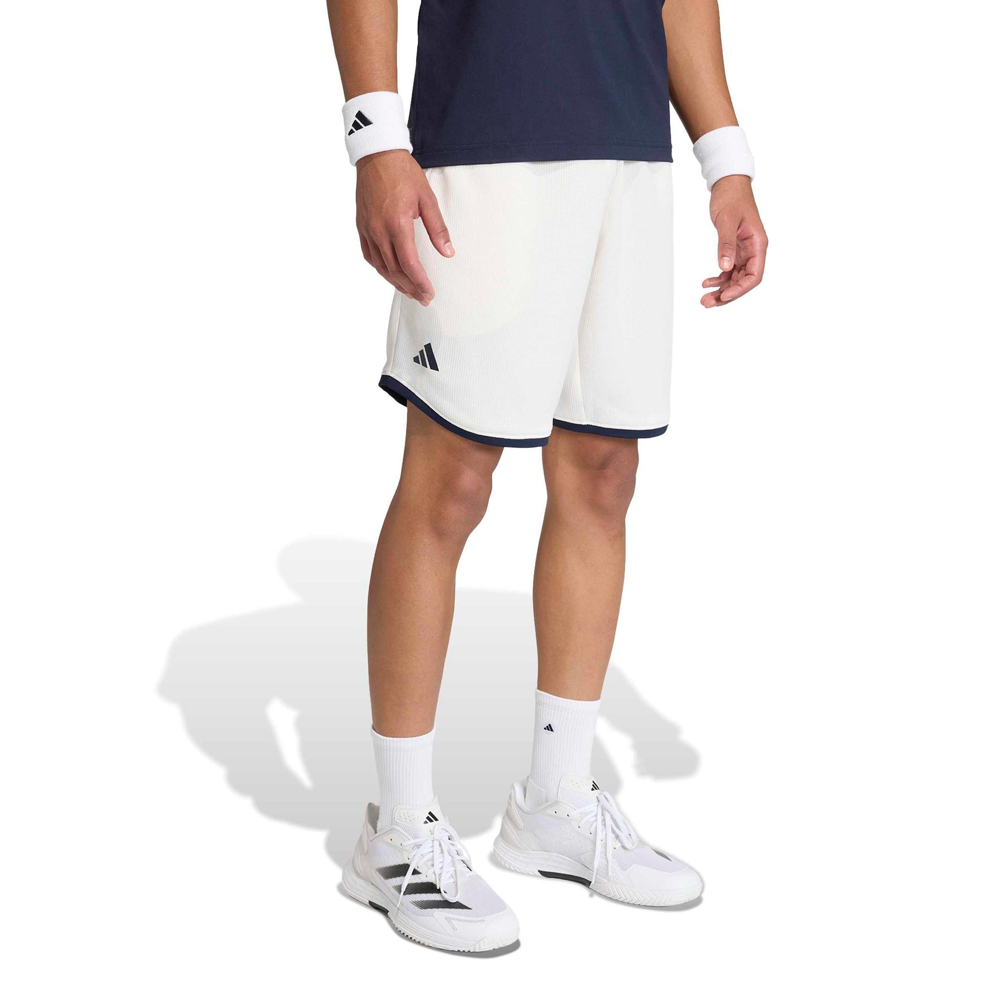 adidas Classics 9Inch Shorts Heren - beige, donkerblauw