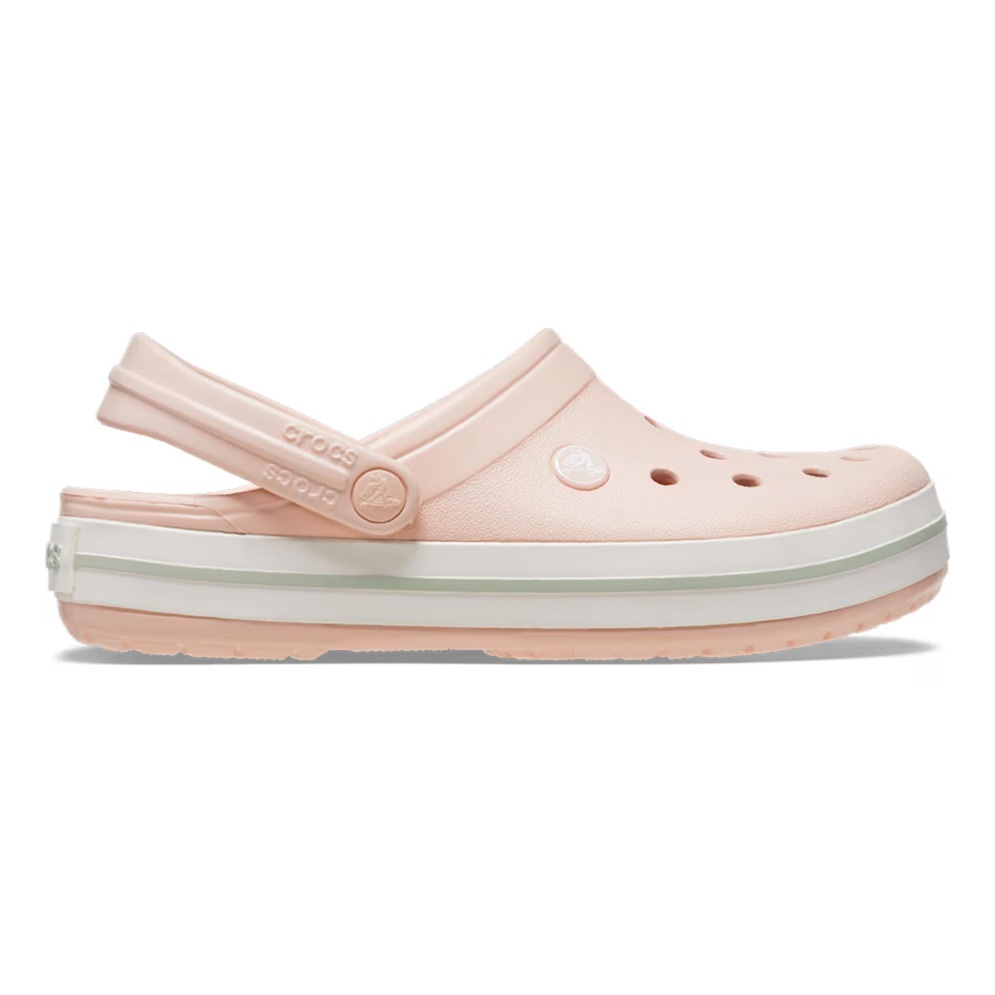 Crocs Crocband Clog Badslippers Dames - roze, wit