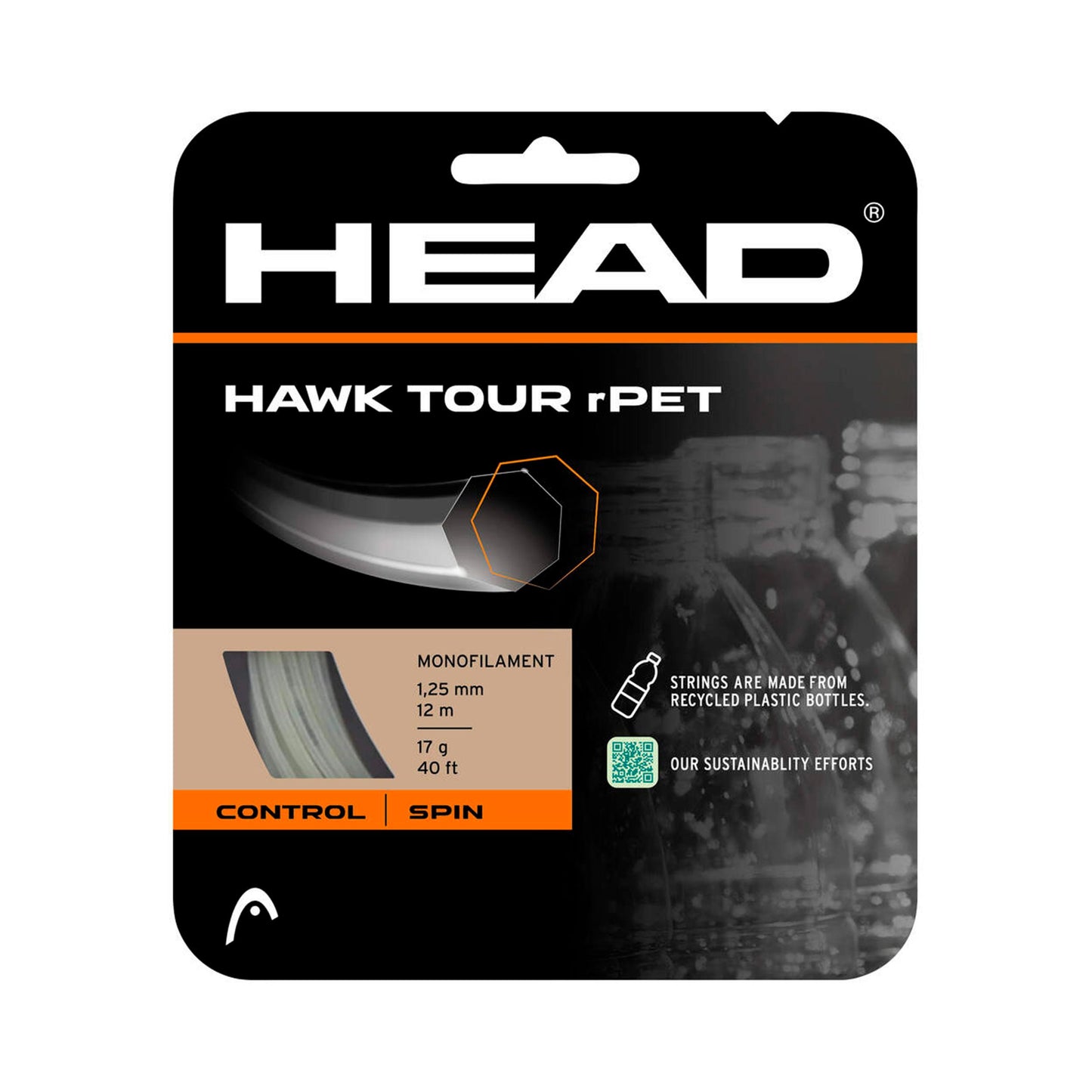 HEAD Hawk Tour rPET  Set snaren 12m - natuurlijke kleuren