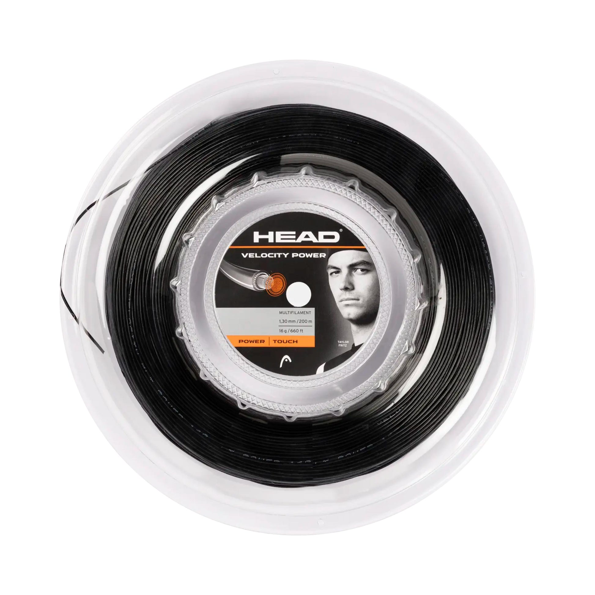 HEAD Velocity MLT Power Rol snaren 200m - zwart