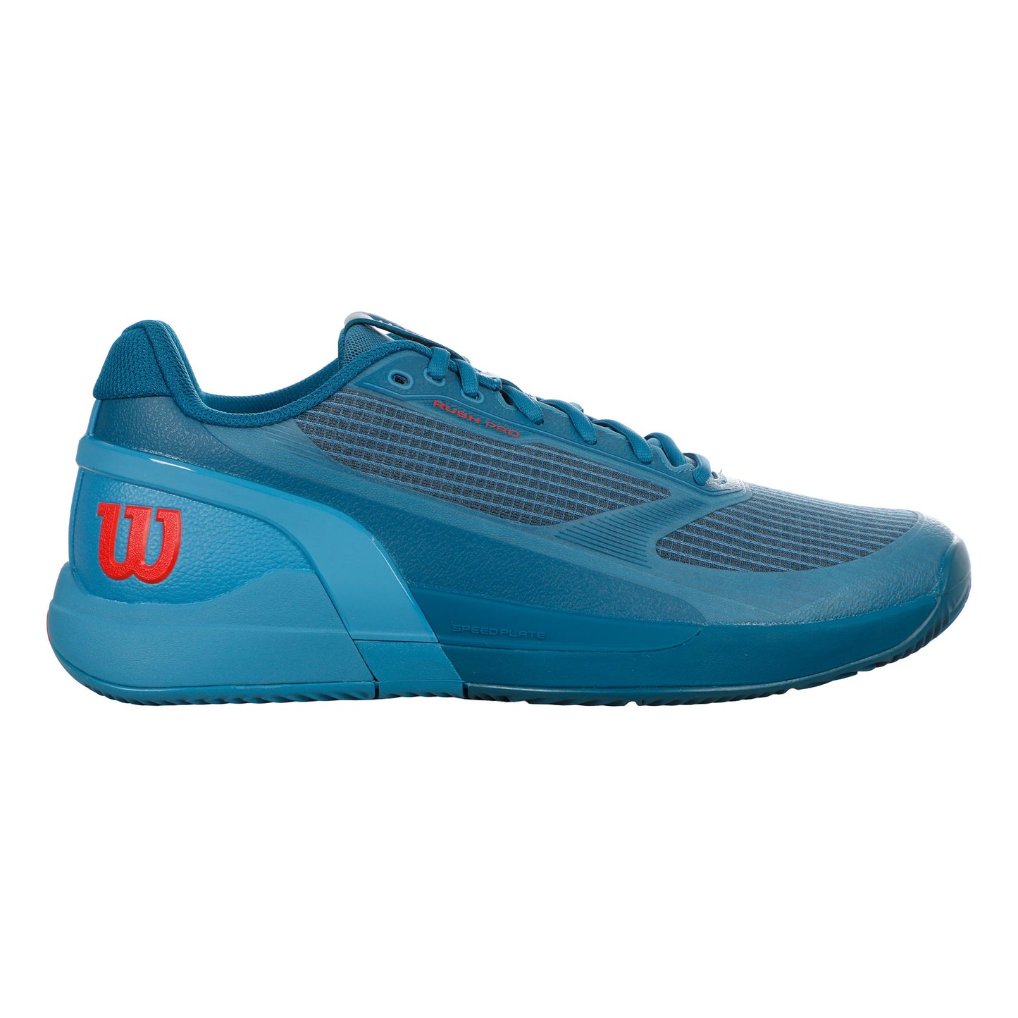 Wilson Rush Pro 5 Gravelschoen Heren - blauw, koraal