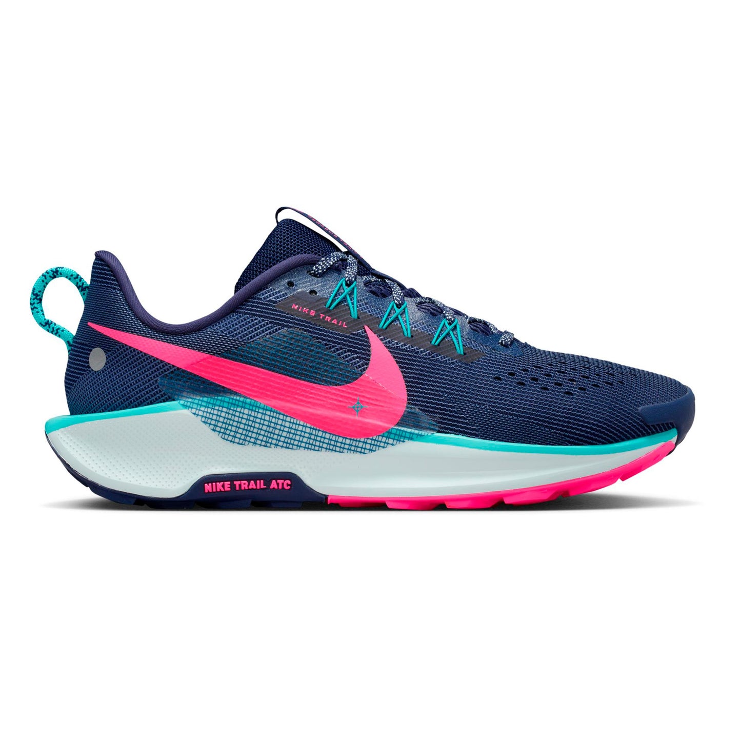 Nike Pegasus Trail 5 Trailschoen Heren - donkerblauw, pink