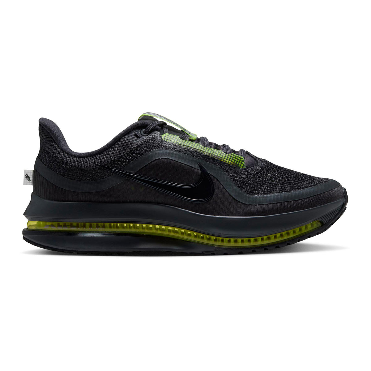 Nike Pegasus Premium Neutrale schoen Heren - donkergrijs, citroengeel