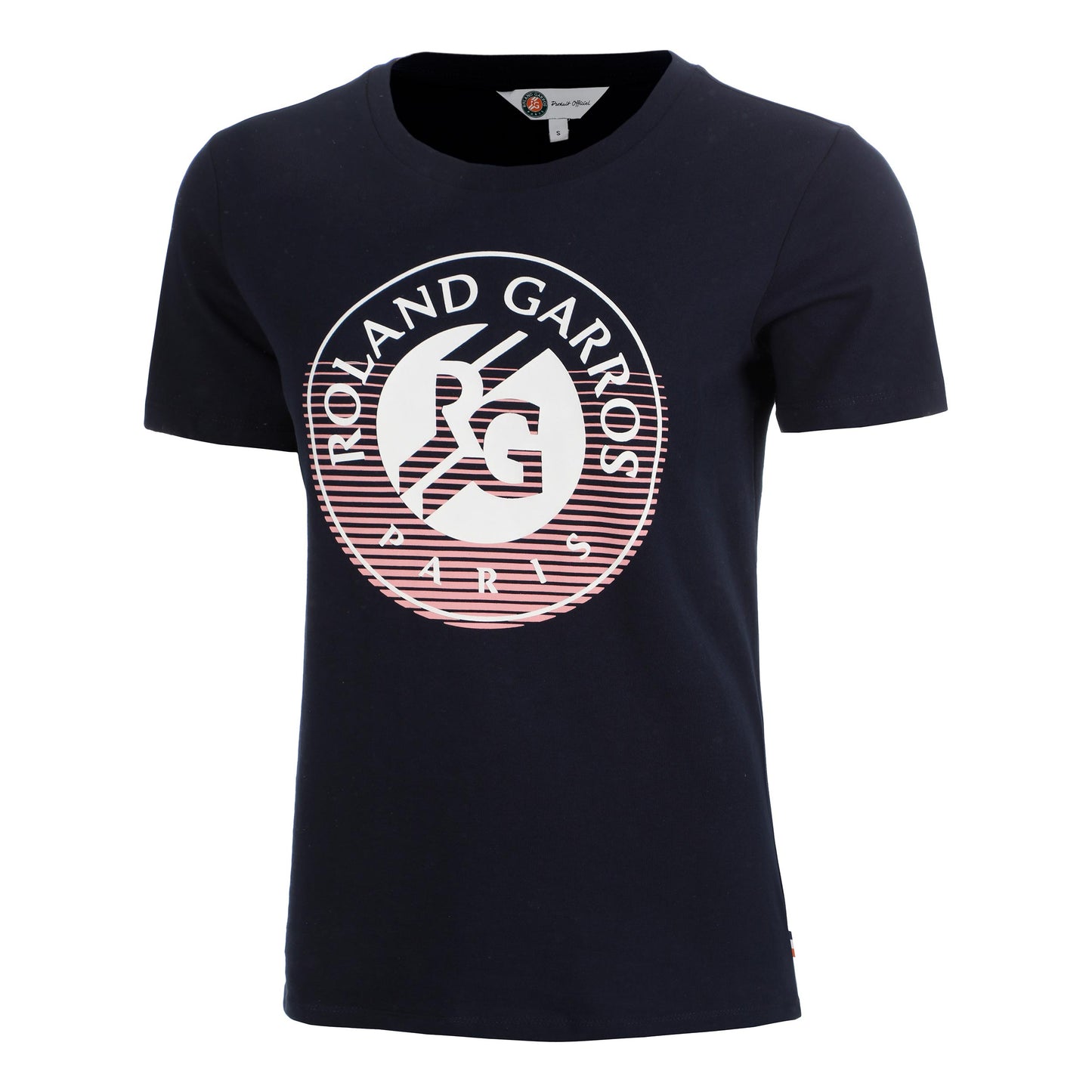Roland Garros Big Logo T-shirt Dames - donkerblauw