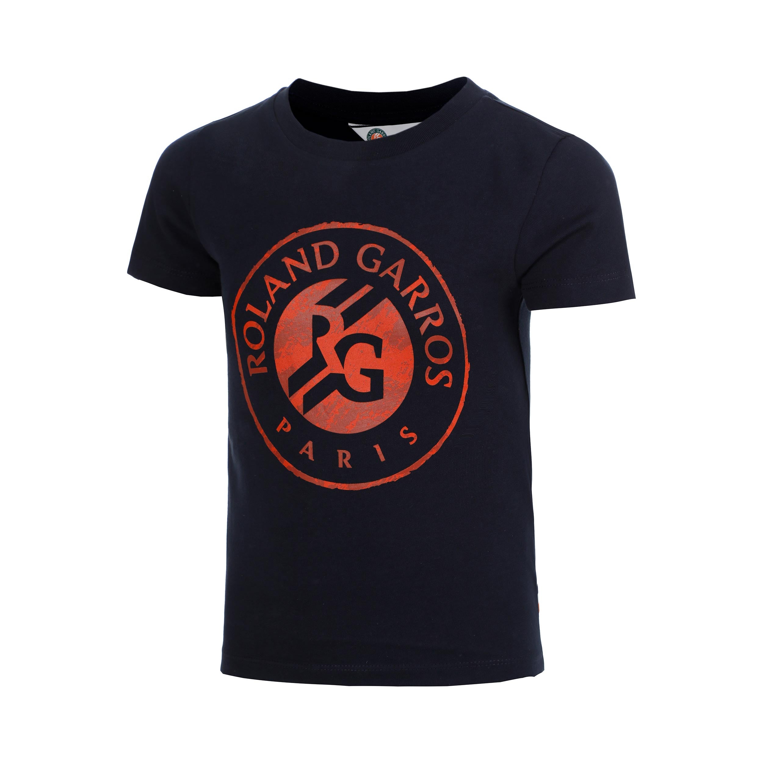 Roland Garros Big Logo T-shirt Kinderen - donkerblauw