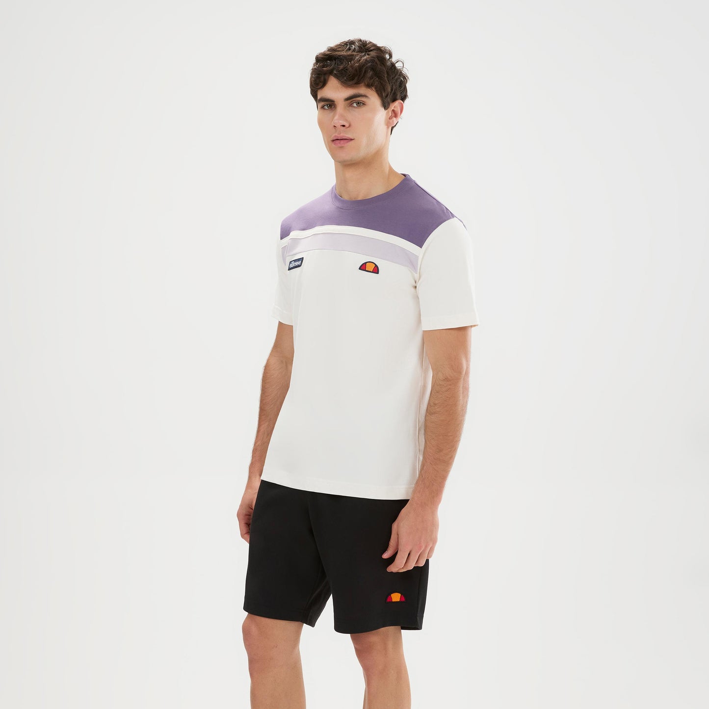Ellesse Vignola T-shirt Heren - crème, mauve