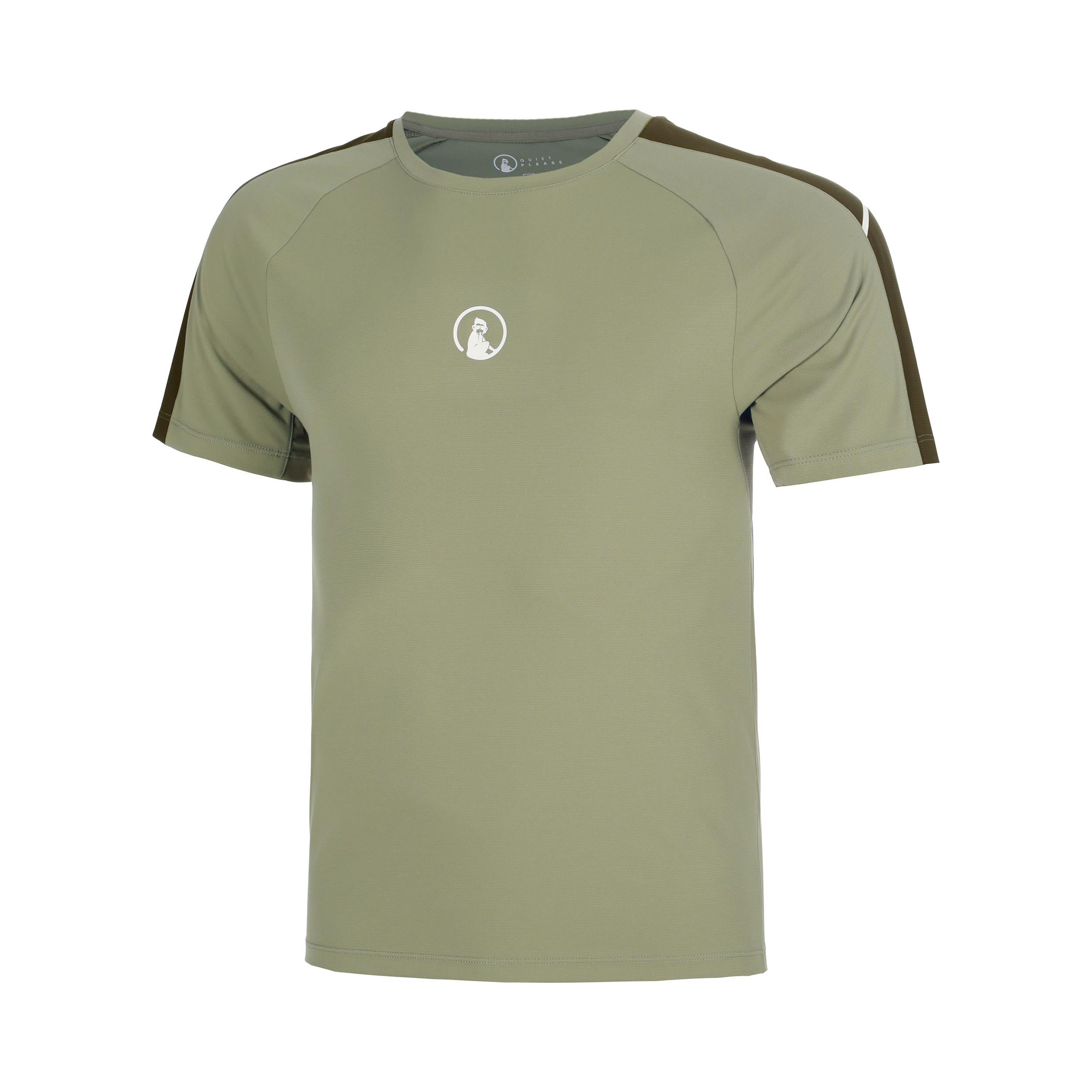 Quiet Please Memories Winner Tech T-shirt Jongens - kaki