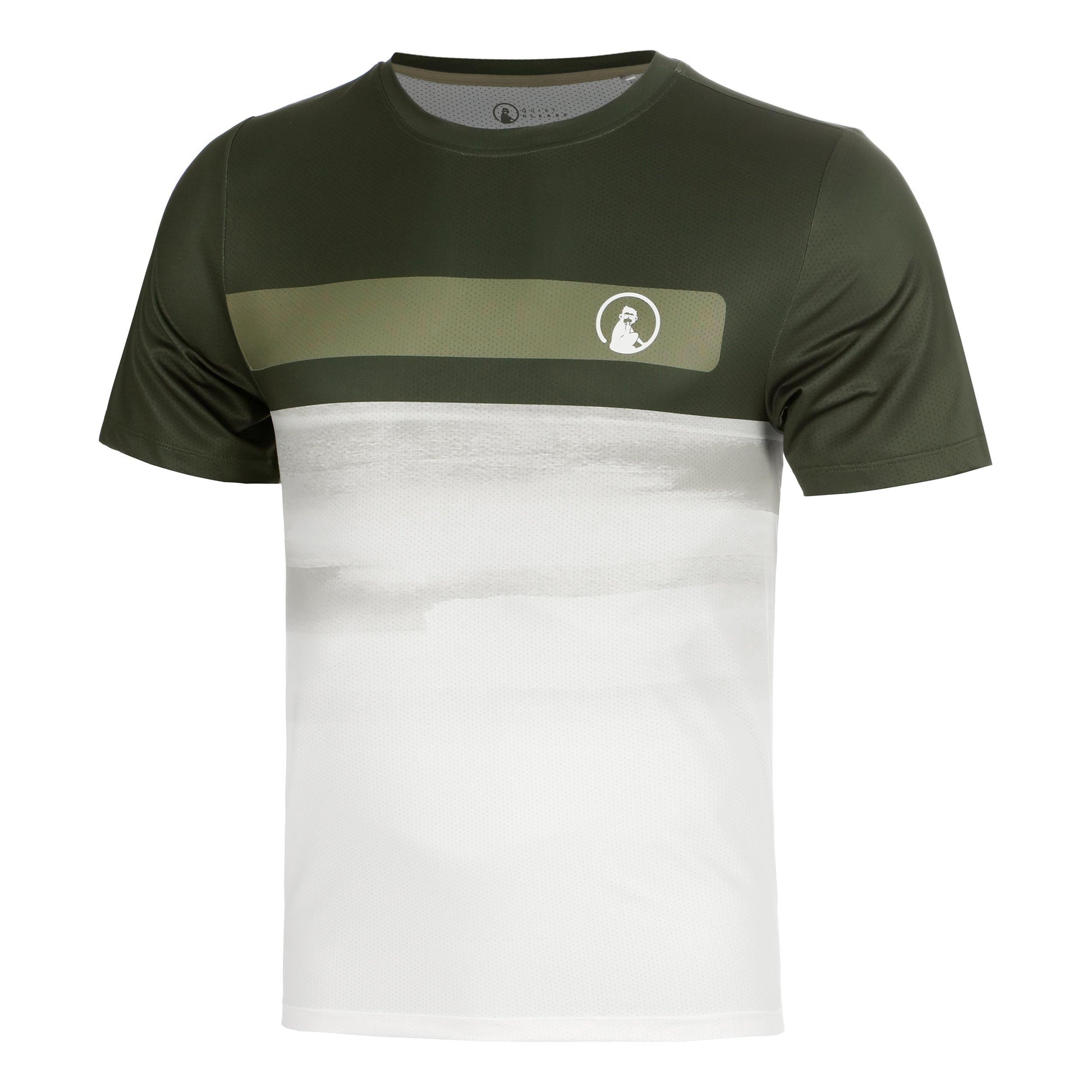 Quiet Please Memories Receiver Faded Wipe T-shirt Heren - donkergroen
