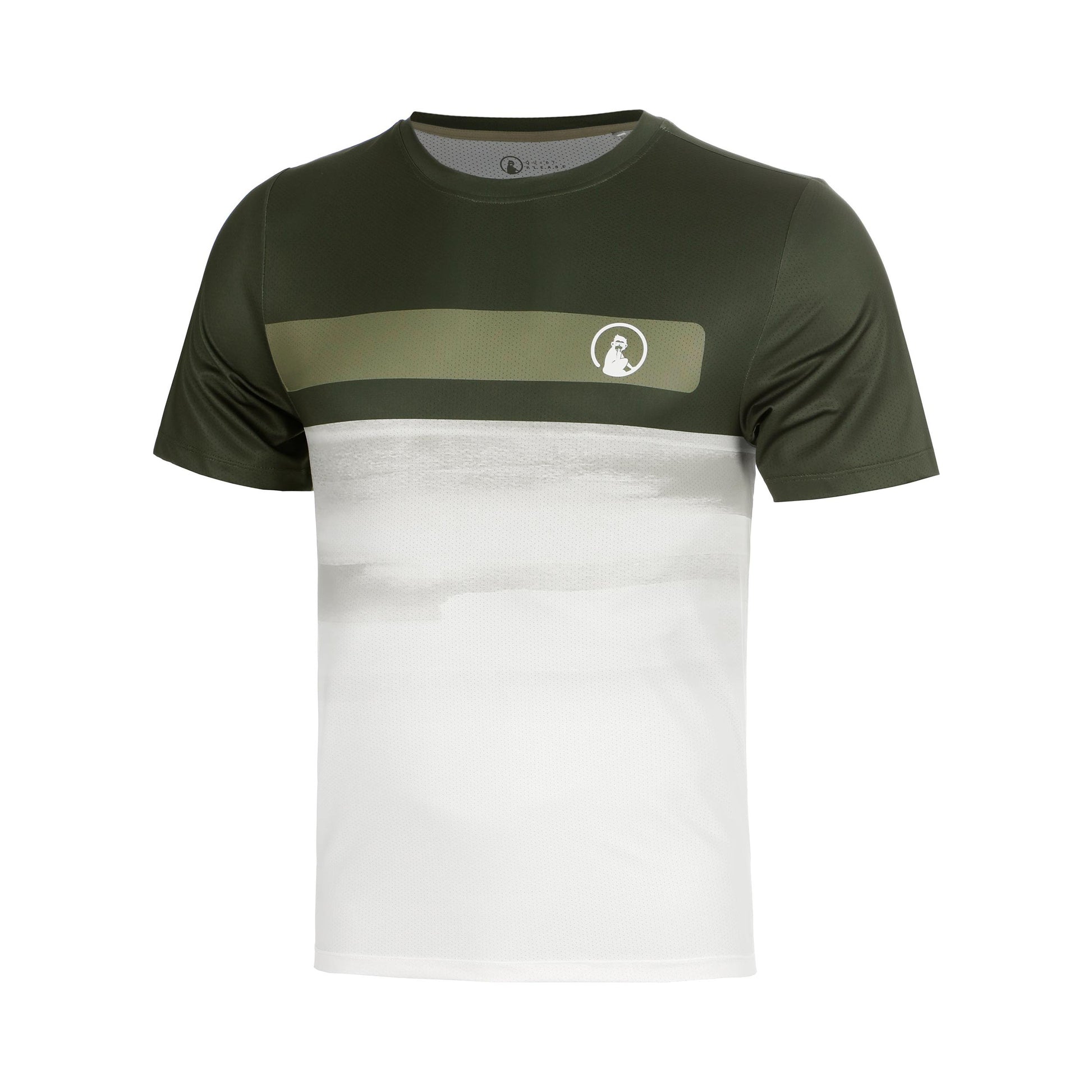 Quiet Please Memories Receiver Faded Wipe T-shirt Jongens - donkergroen